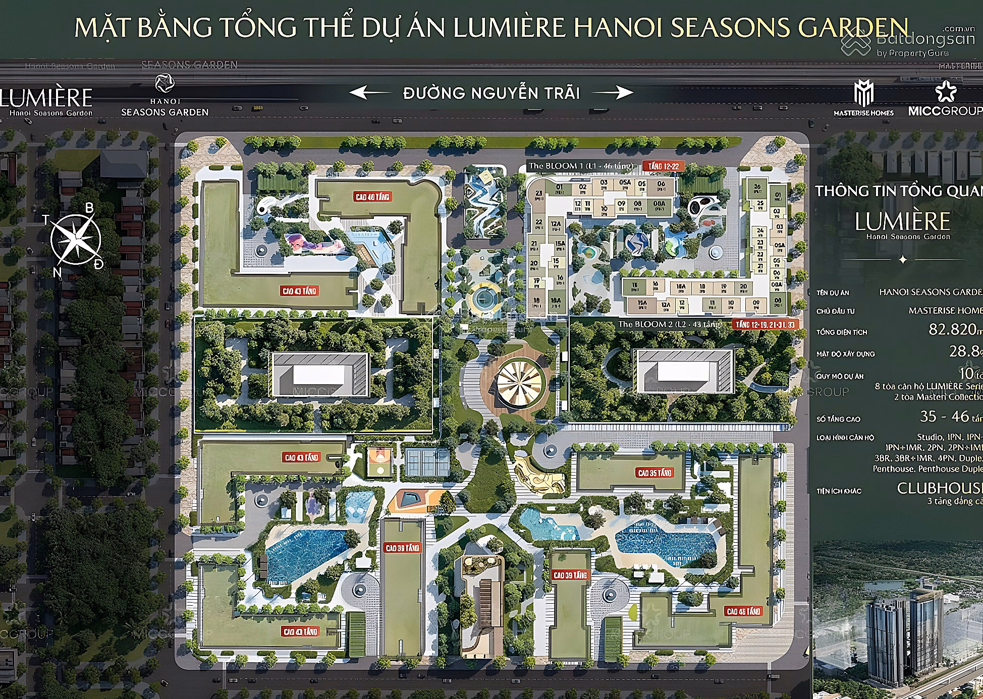 Extremely shocking price of Vin Cao Xa La Nguyen Trai. Exclusive fund of beautiful 1 - 3 bedroom apartments, high discounts, beautiful view