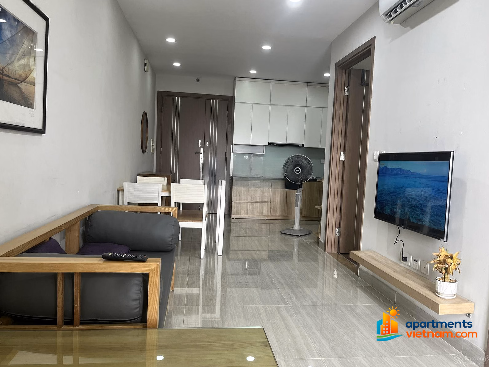 Apartment for rent in building 58m2, 2 bedrooms, 1 bathroom, building L4, The Link urban area, L345 Ciputra, Hanoi
