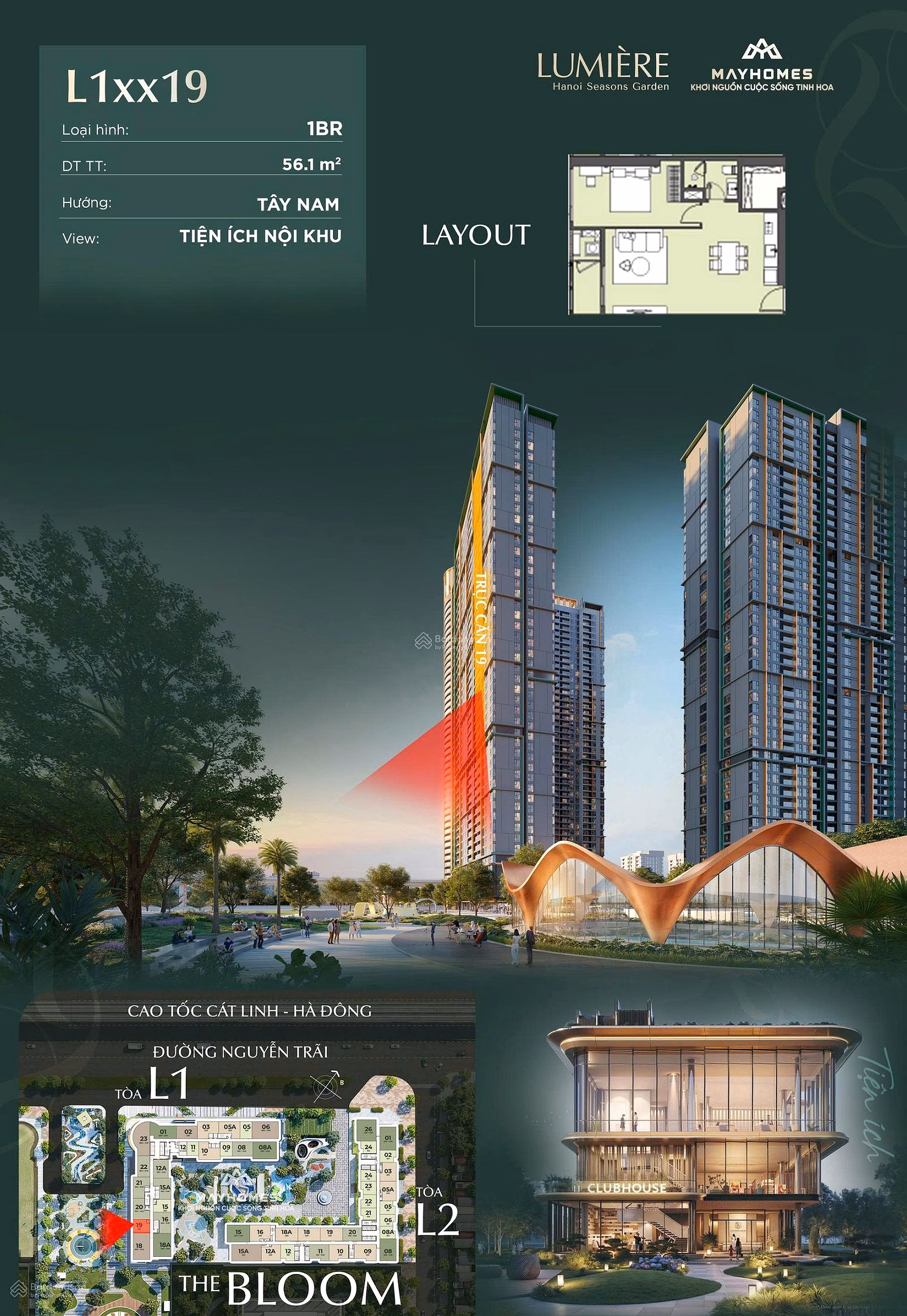 Apartment fund Studio HaNoi Seasons Garden - Cao Xa La costs only 3 billion, HTLS, very good discount