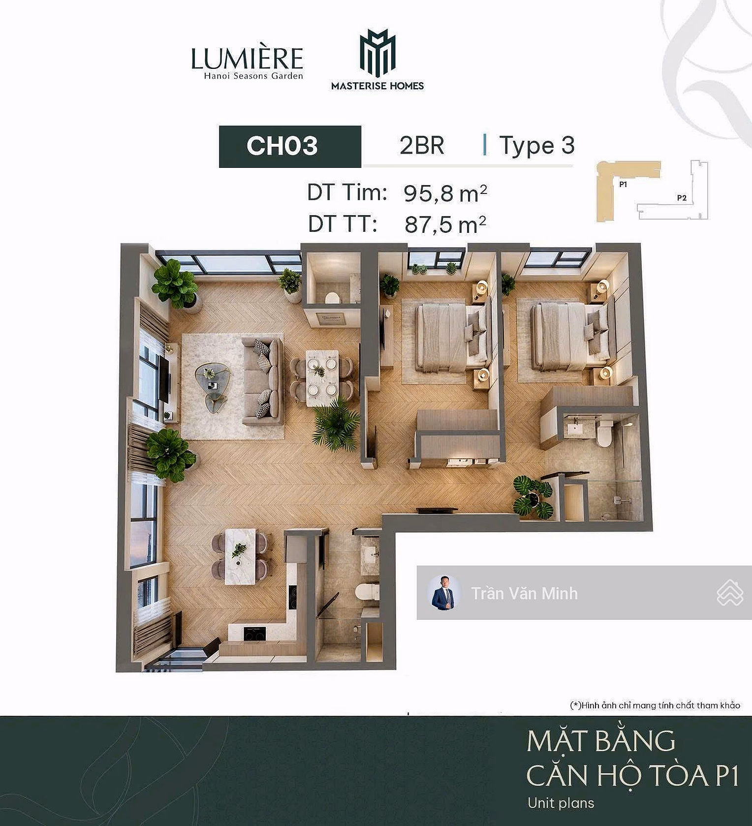 Diplomatic apartment Masteri Hanoi Seasons Garden (Cao Xa La), beautiful apartment with good price, contact now