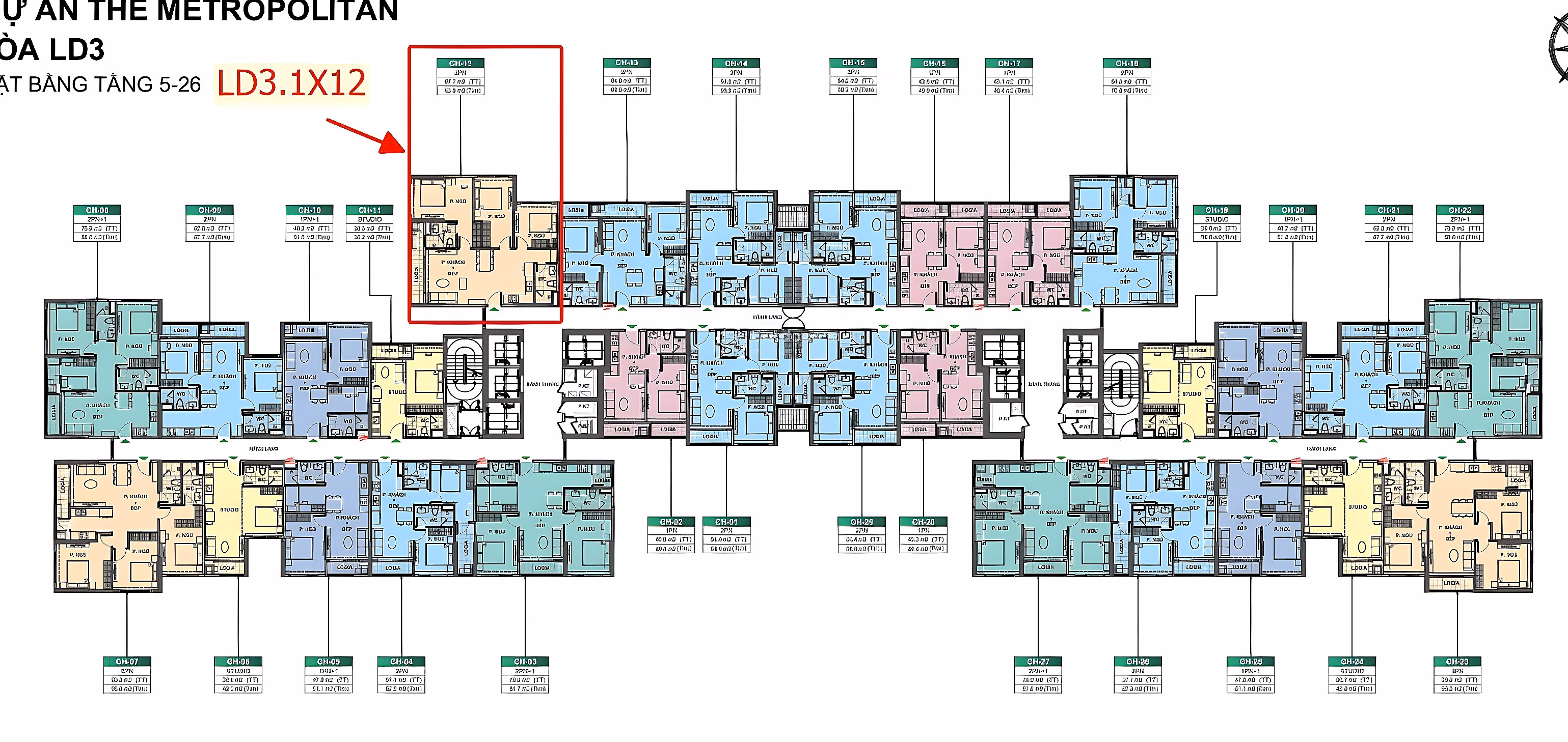 Cheapest on the market, 69 million/m2 3-bedroom apartment, Southeast, London 3 Vinhomes building***