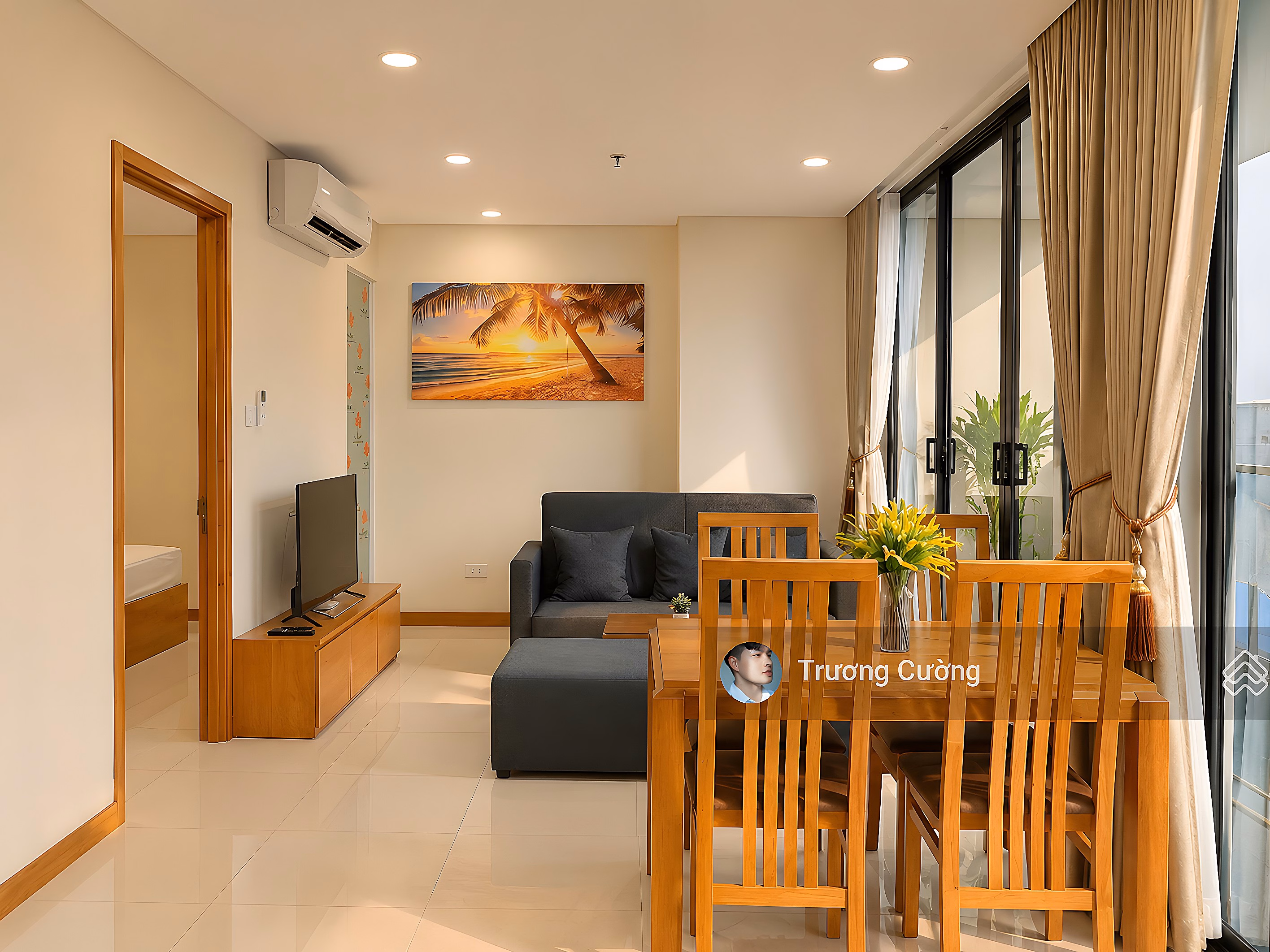 Maple Nha Trang apartment for sale, 65.4m2, clear view, 1 bedroom, large balcony, price contact 0778 087 ***