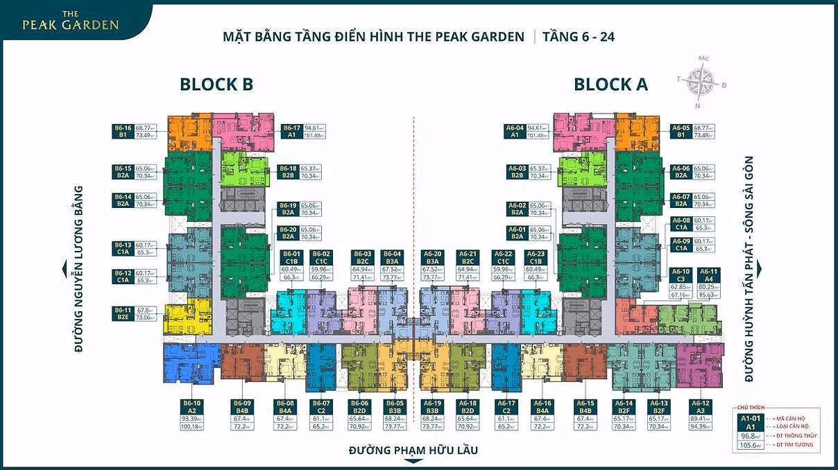 Selling 2-bedroom apartment 71.4m2 facing North to District 1 for 4 billion 750 with 30% TT