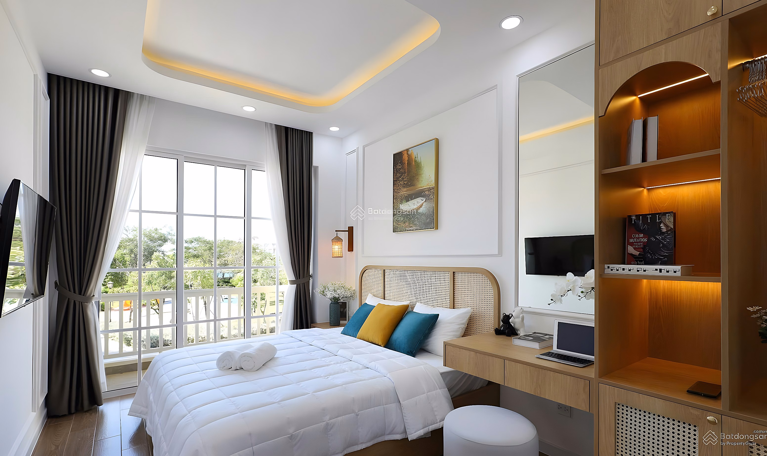 The only Orchard Garden apartment for sale with private red book, 3 bedrooms, 100m2, extremely beautiful interior, priced at only 9.1 billion