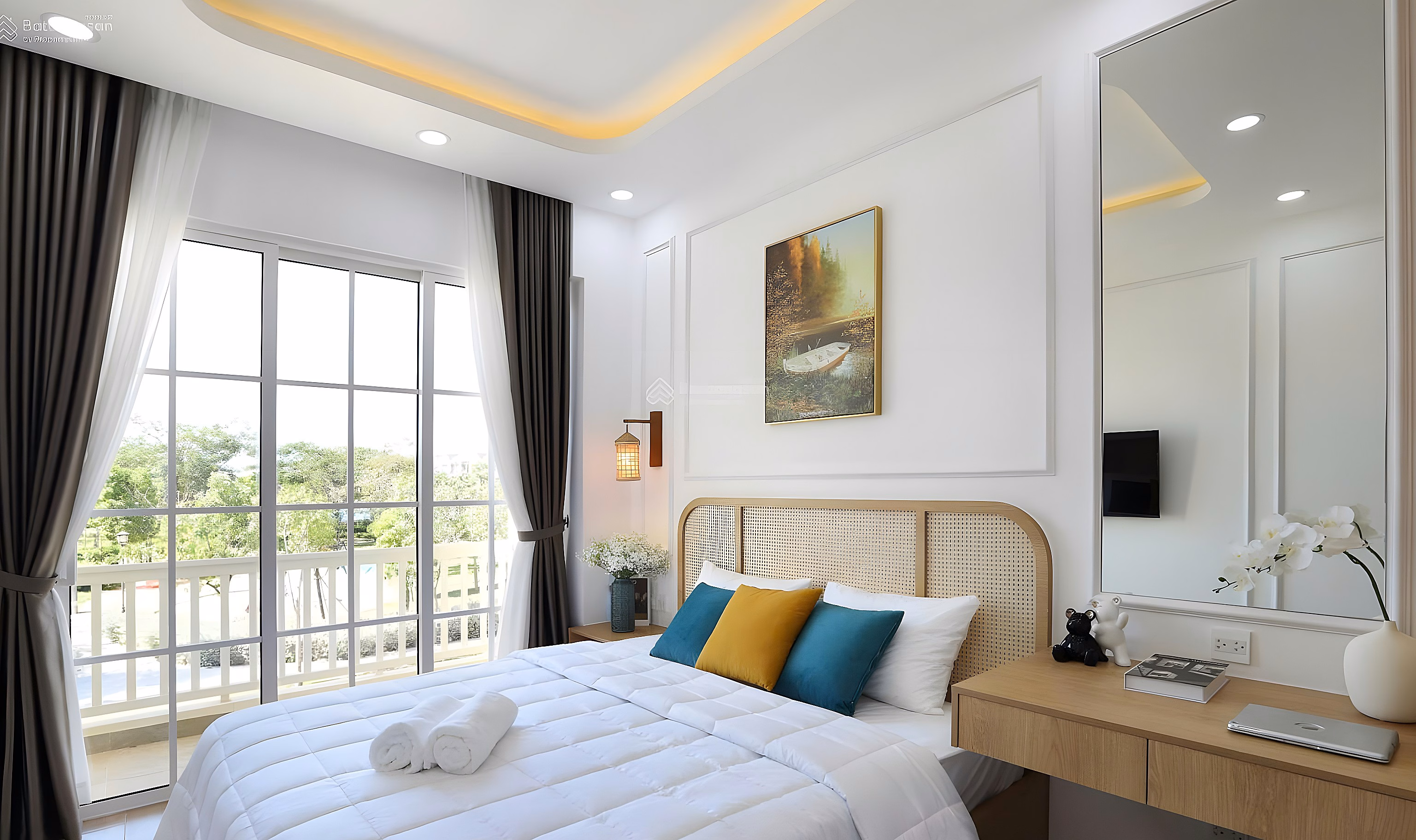 The only Orchard Garden apartment for sale with private red book, 3 bedrooms, 100m2, extremely beautiful interior, priced at only 9.1 billion