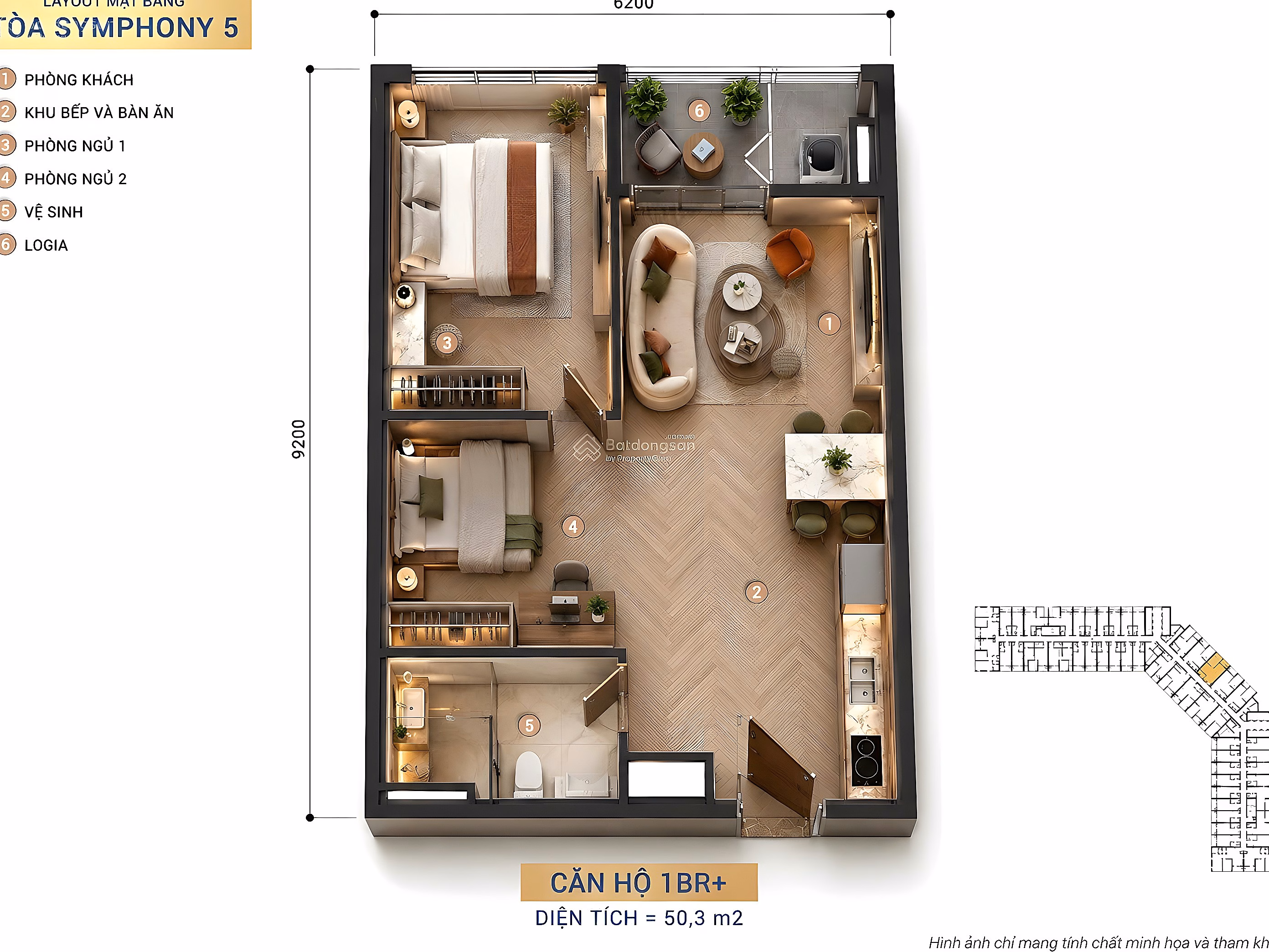 Sun Symphony 5 luxury apartment, direct view of Han River. Exploiting cash flow 10 - 12%/year