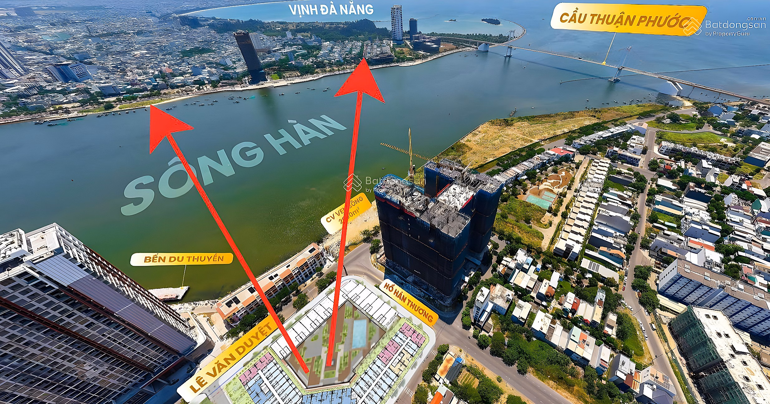Sun Symphony 5 luxury apartment, direct view of Han River. Exploiting cash flow 10 - 12%/year