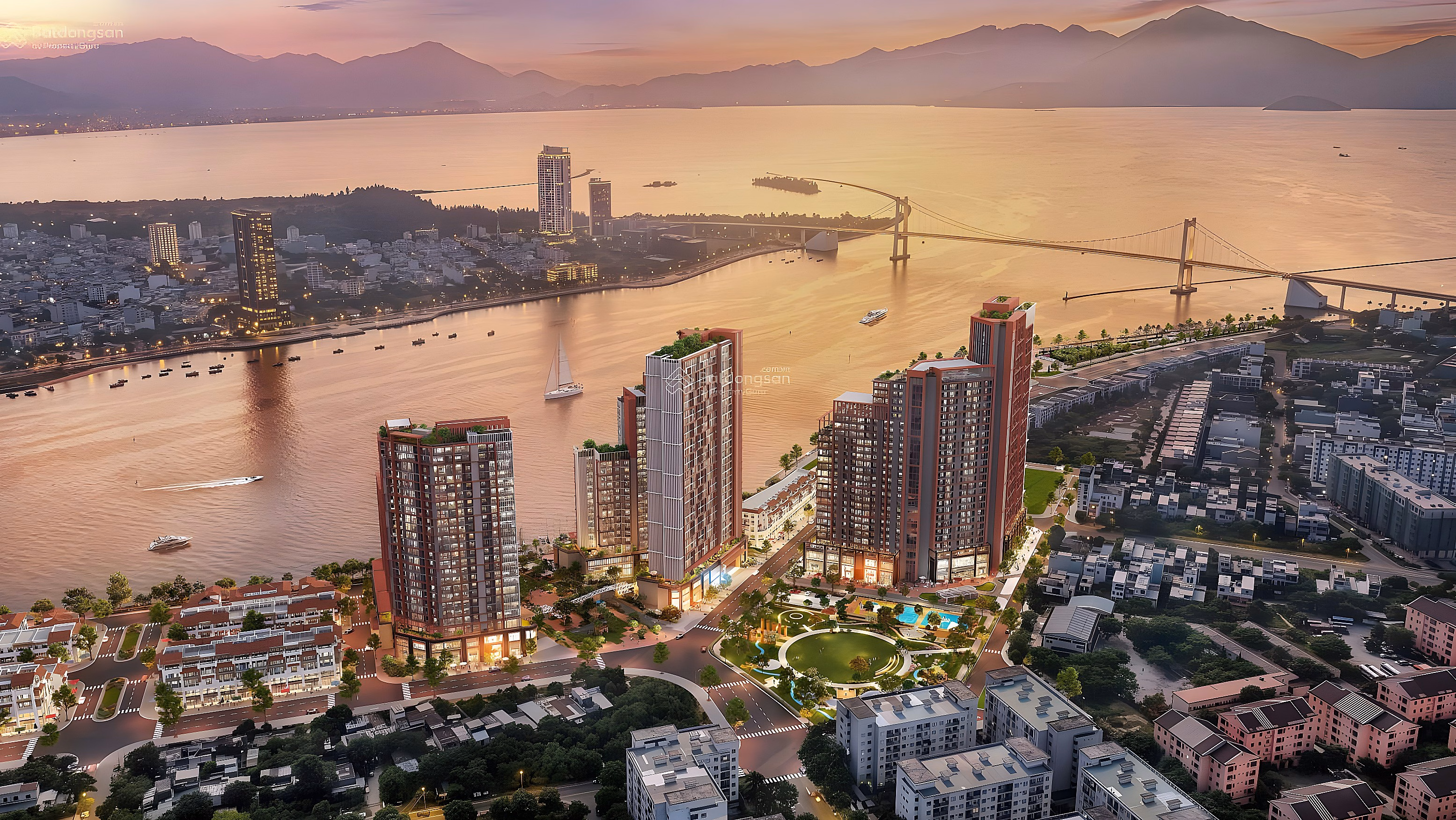 Sun Symphony 5 luxury apartment, direct view of Han River. Exploiting cash flow 10 - 12%/year