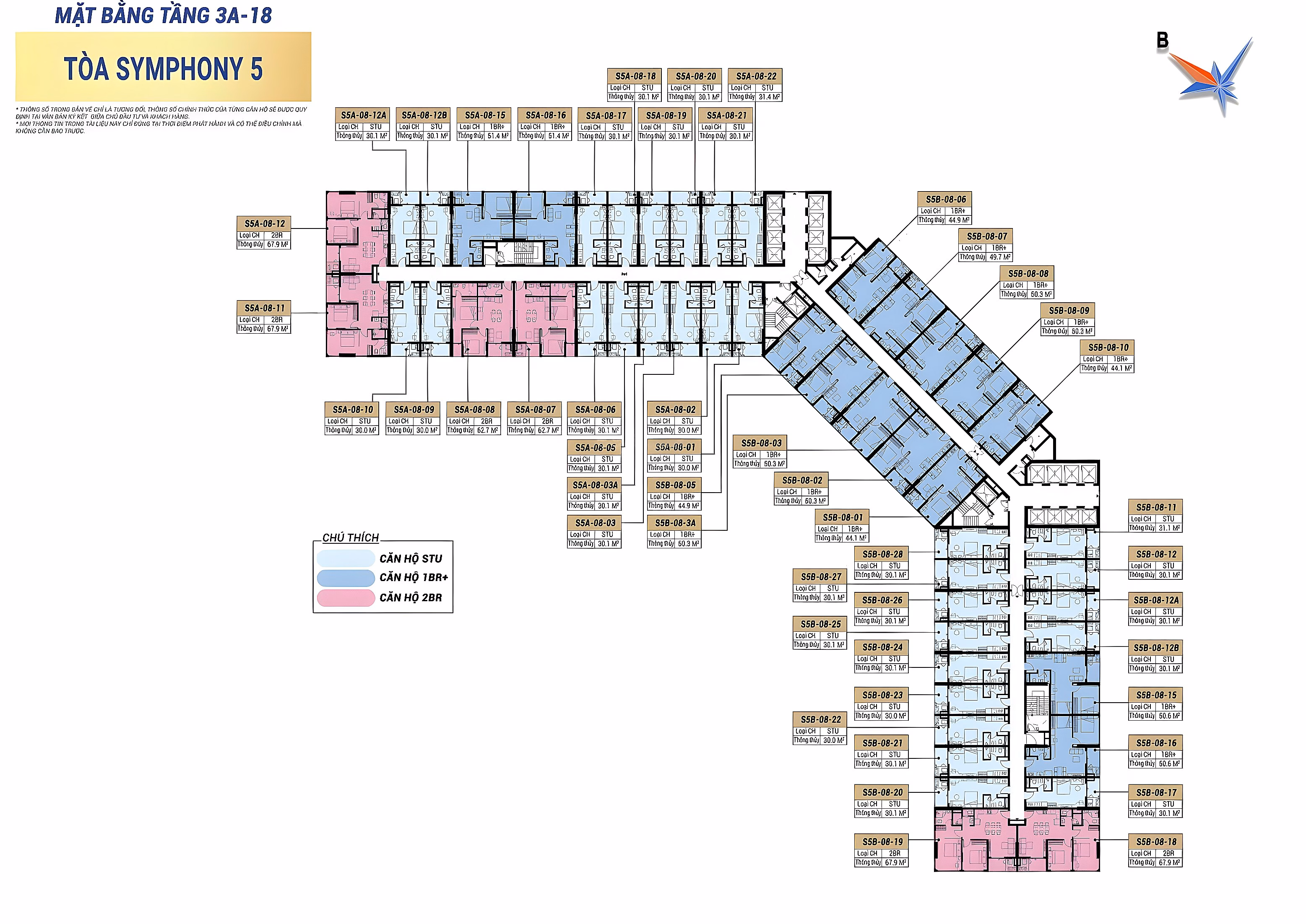 Sun Symphony 5 luxury apartment, direct view of Han River. Exploiting cash flow 10 - 12%/year