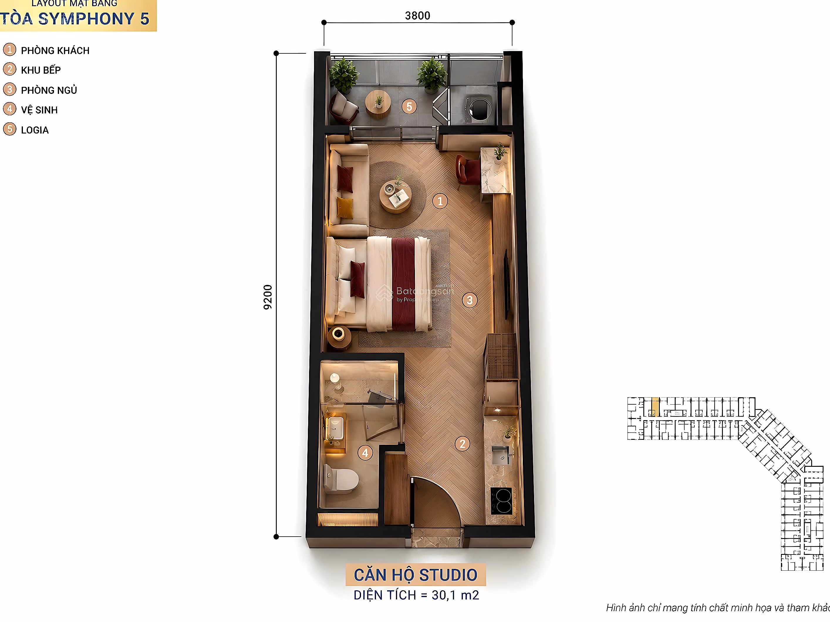 Sun Symphony 5 luxury apartment, direct view of Han River. Exploiting cash flow 10 - 12%/year
