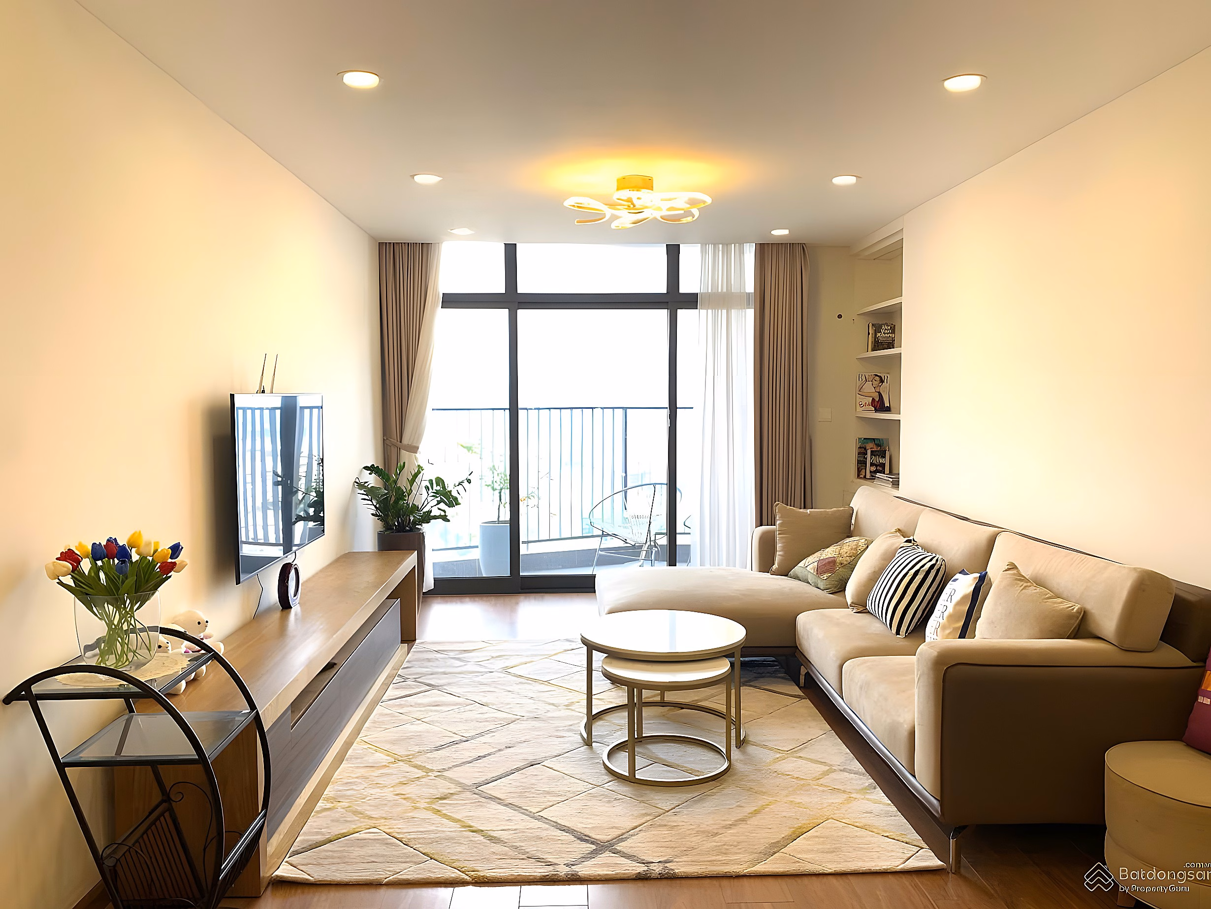 Apartment for rent in Vinhomes Gardenia 80m² - 2 bright bedrooms - price 15.5 million/month