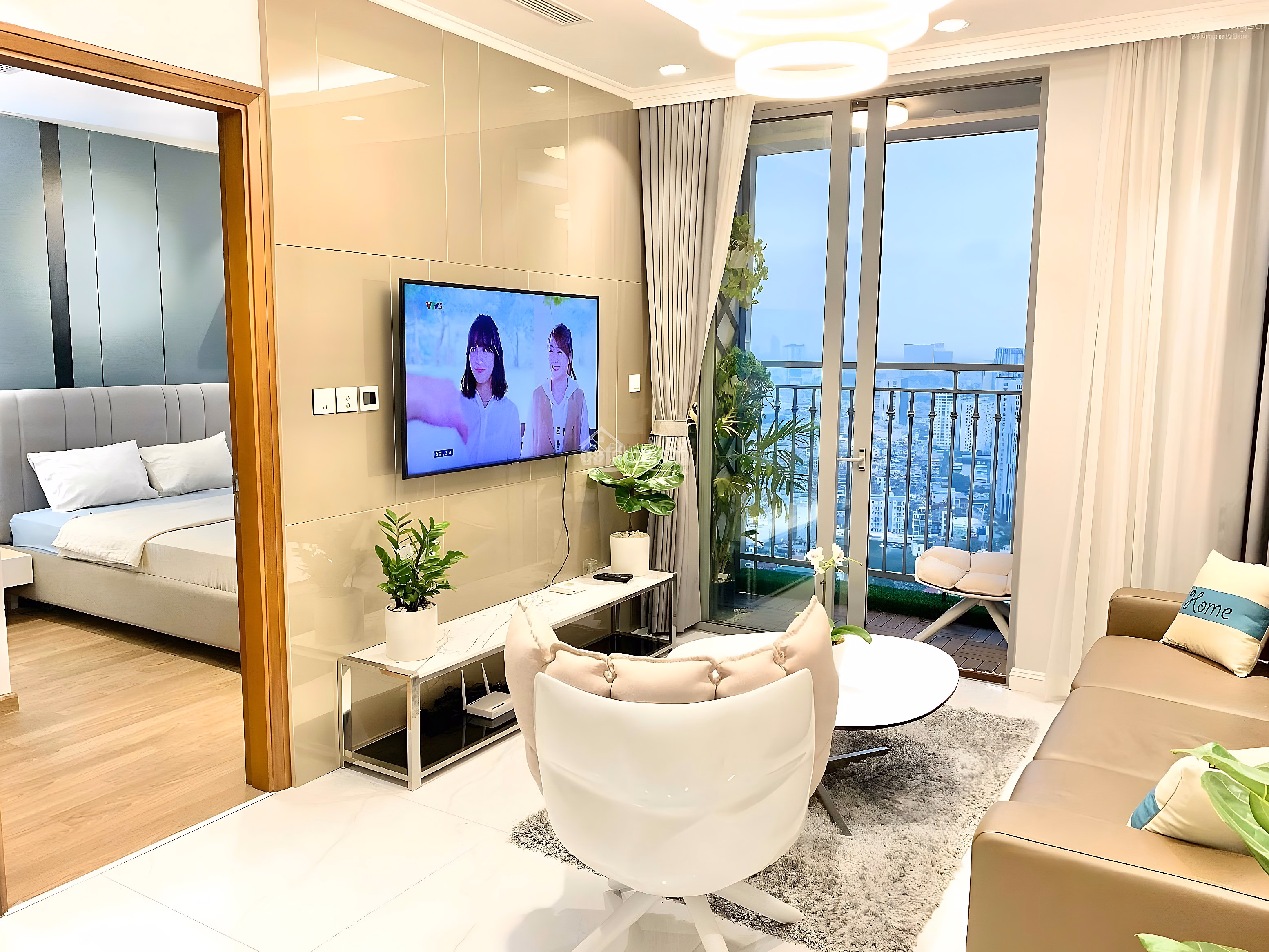 Apartment for rent in Vinhomes Gardenia 80m² - 2 bright bedrooms - price 15.5 million/month