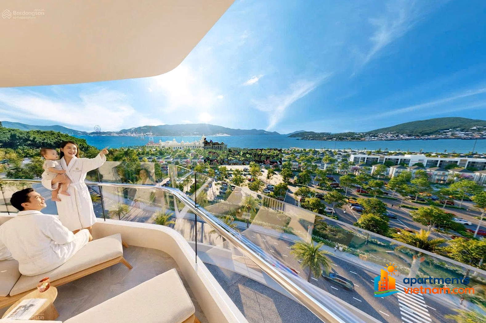 MOST BEAUTIFUL INTERNAL APARTMENT WITH HIGH-FLOOR SEA VIEW IN ANH NGUYEN OCEAN FRONT HORIZON ORIGINAL PRICE CDT