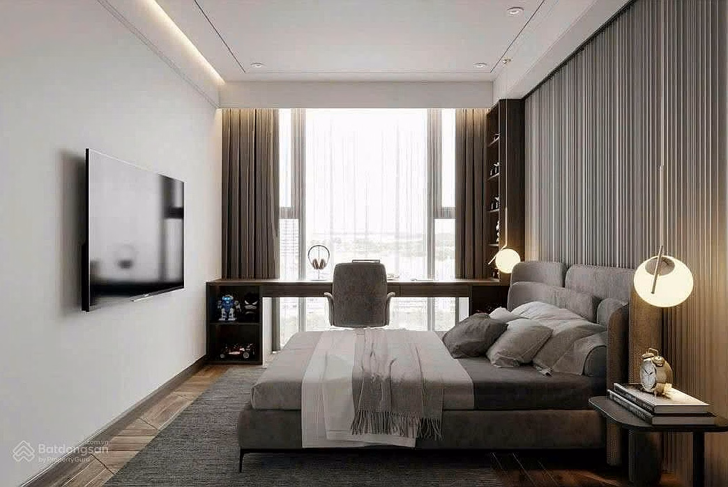 HanJardin Ngoai Giao Doan Apartment 107.5m2 middle floor fully furnished. Brand new house
