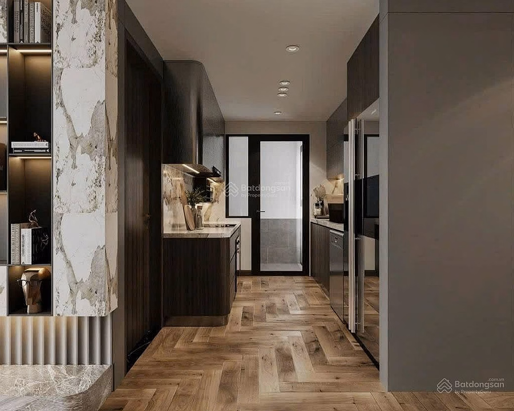 HanJardin Ngoai Giao Doan Apartment 107.5m2 middle floor fully furnished. Brand new house