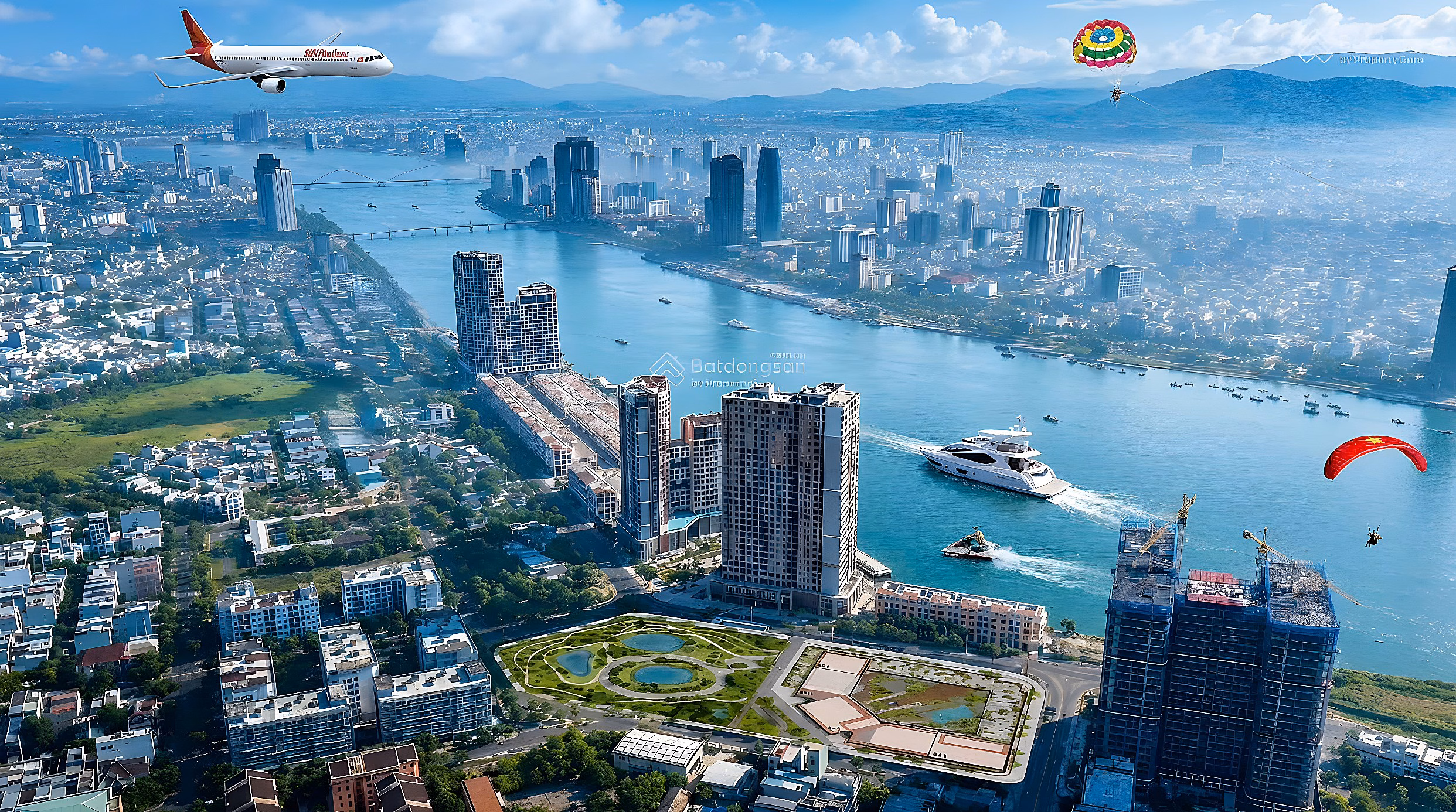 SRT Tho Phan - exclusive shopping cart SRT apartments directly facing the river, studio apartments with sea view at super good prices