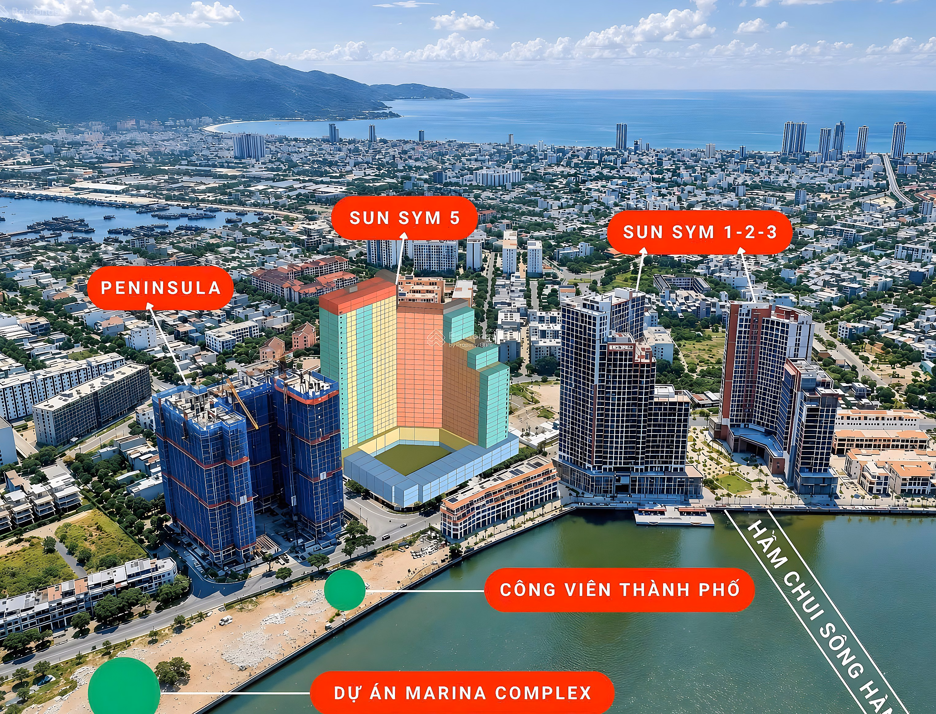 SRT Tho Phan - exclusive shopping cart SRT apartments directly facing the river, studio apartments with sea view at super good prices