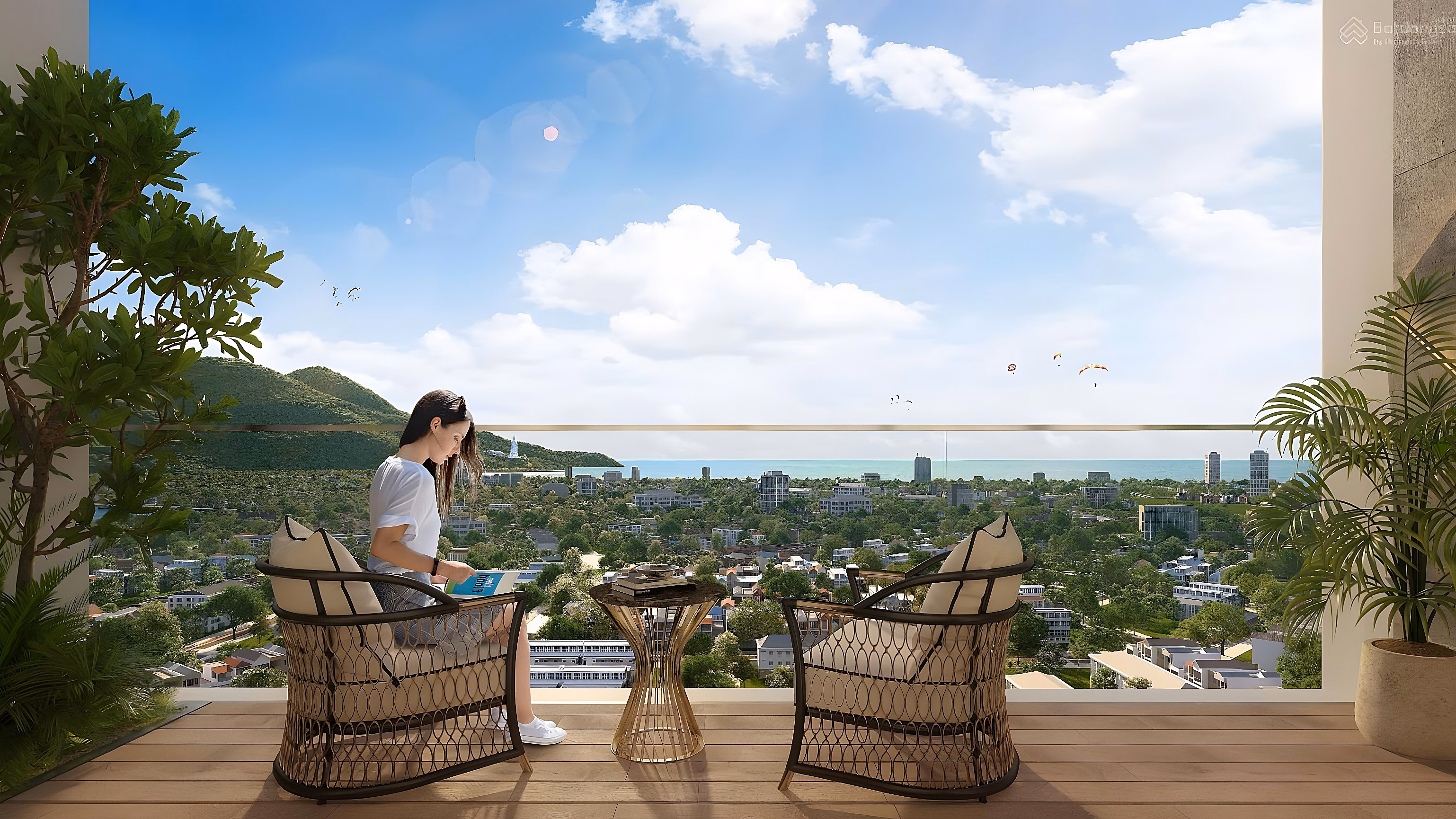 SRT Tho Phan - exclusive shopping cart SRT apartments directly facing the river, studio apartments with sea view at super good prices