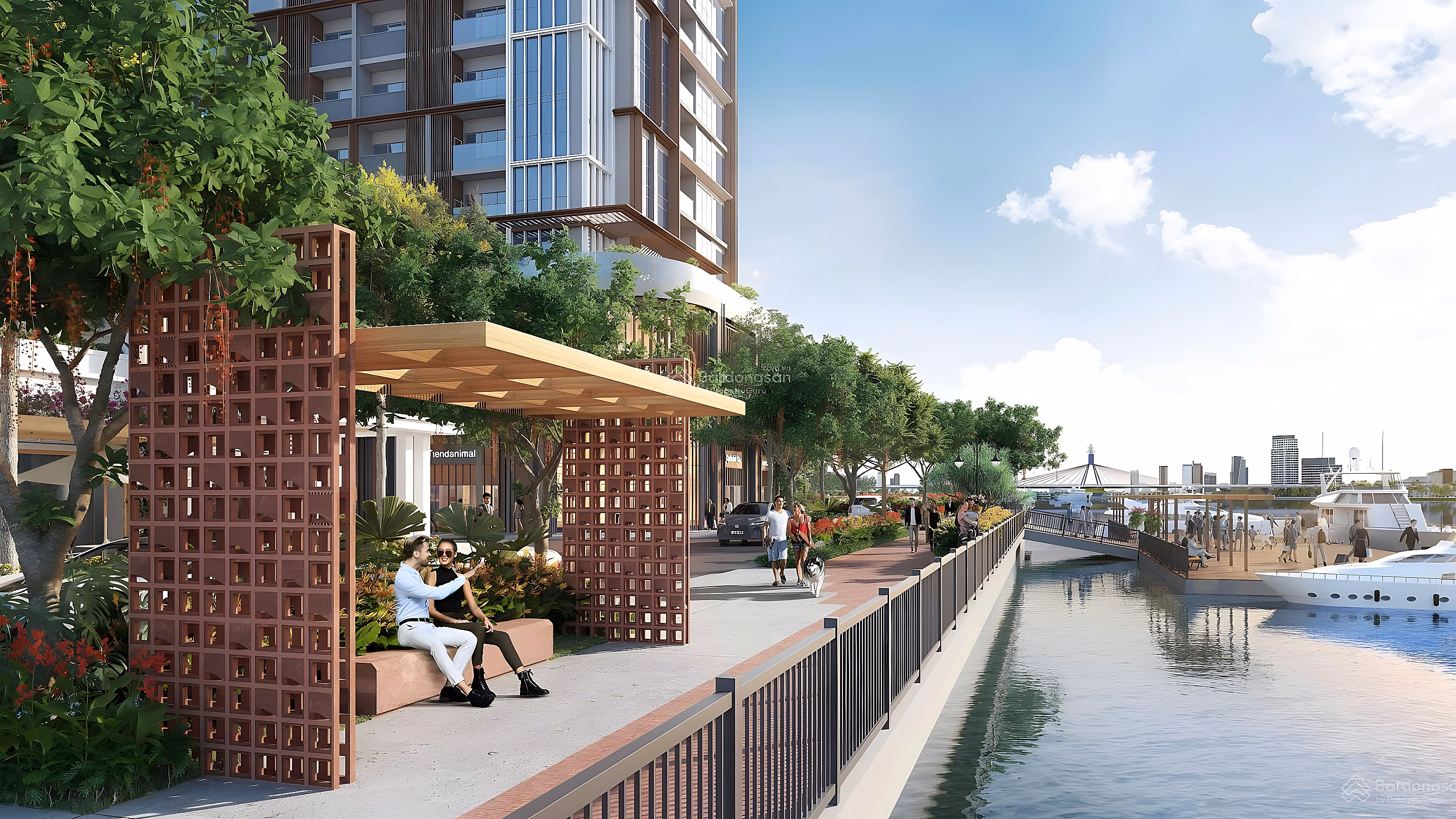 SRT Tho Phan - exclusive shopping cart SRT apartments directly facing the river, studio apartments with sea view at super good prices