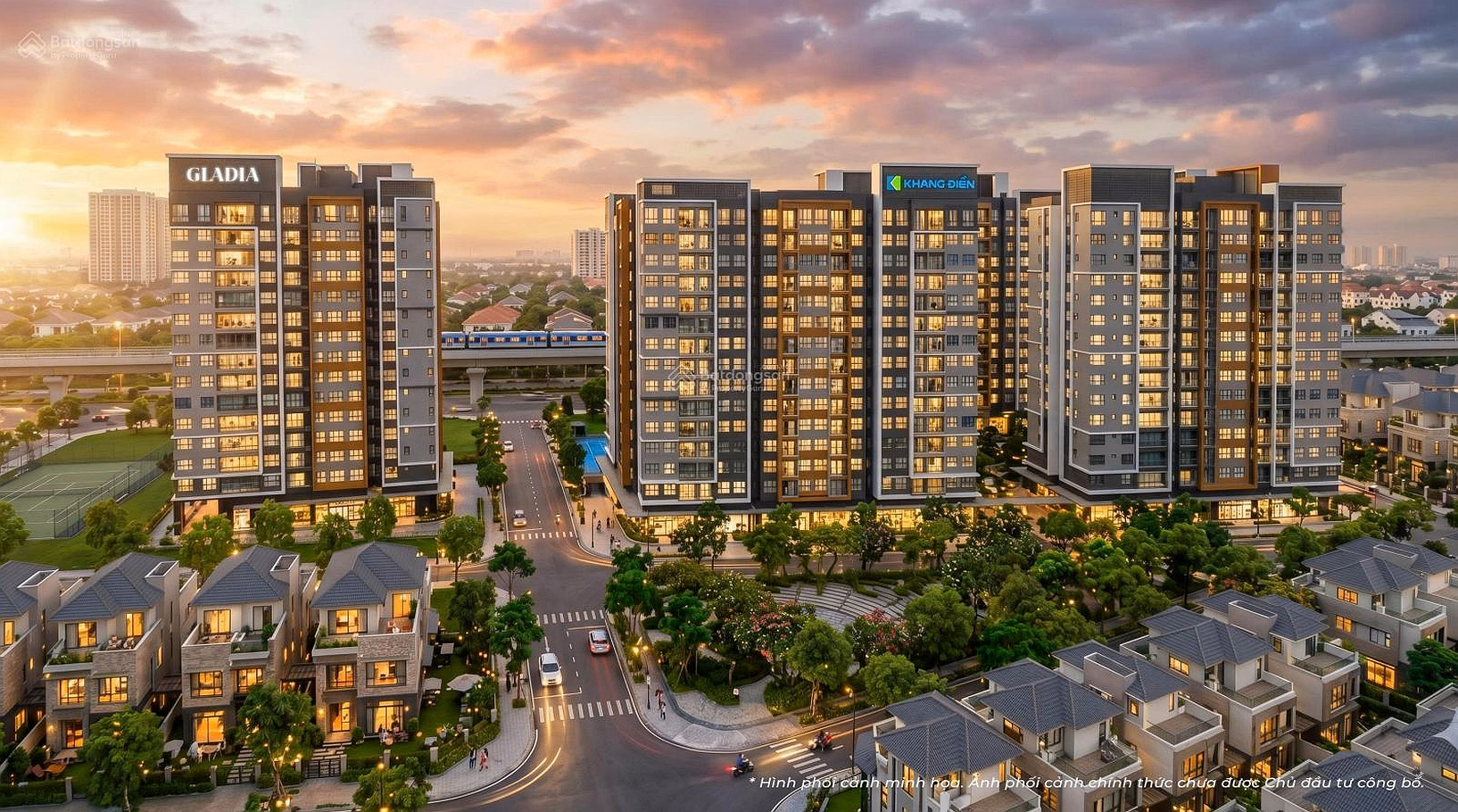 Gladia Khang Dien apartment for sale with beautiful view, preferential price at Vo Chi Cong, Binh Trung Dong Ward, District 2, HCM