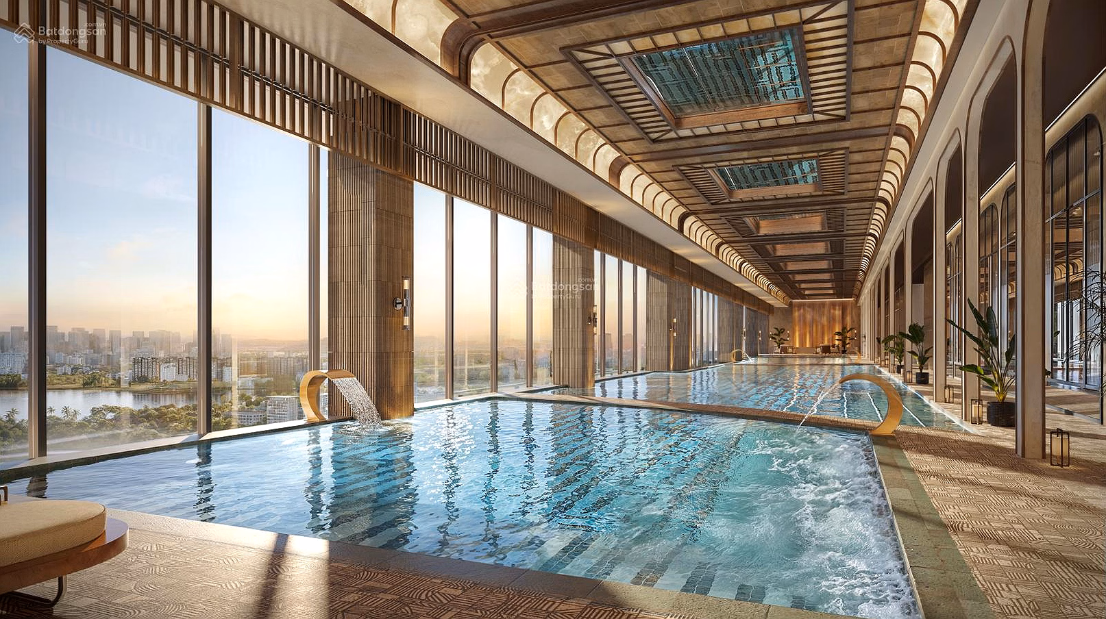 Upscale living standards with 1 bedroom + 44.99m2 apartment, million dollar view at the center of Hoang Kim, Hoang Mai