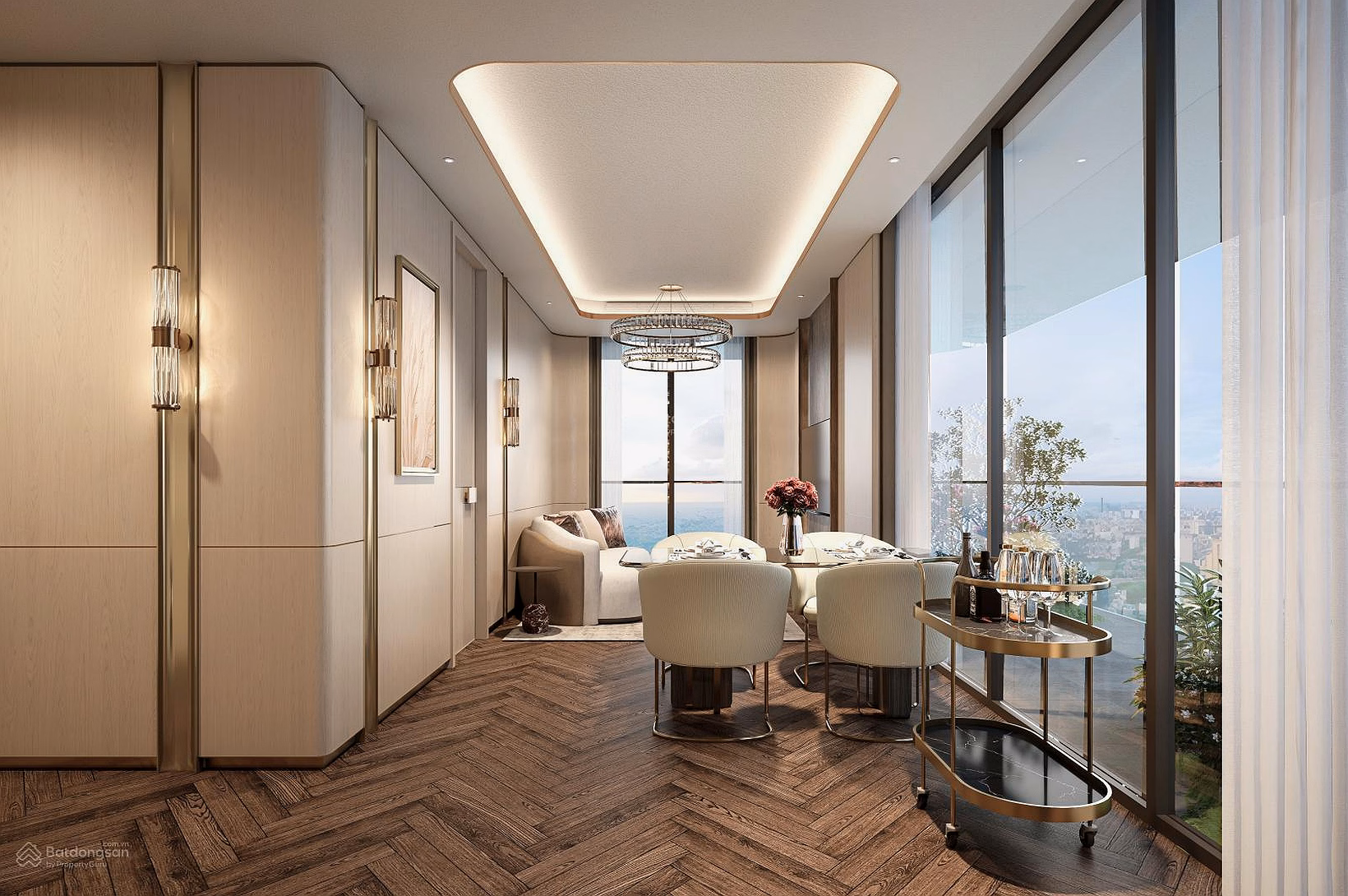 Hot products at Hoang Mai! 1 bedroom + luxury apartment, facing east, sunny, 44.97 m², open view, 5.4 billion