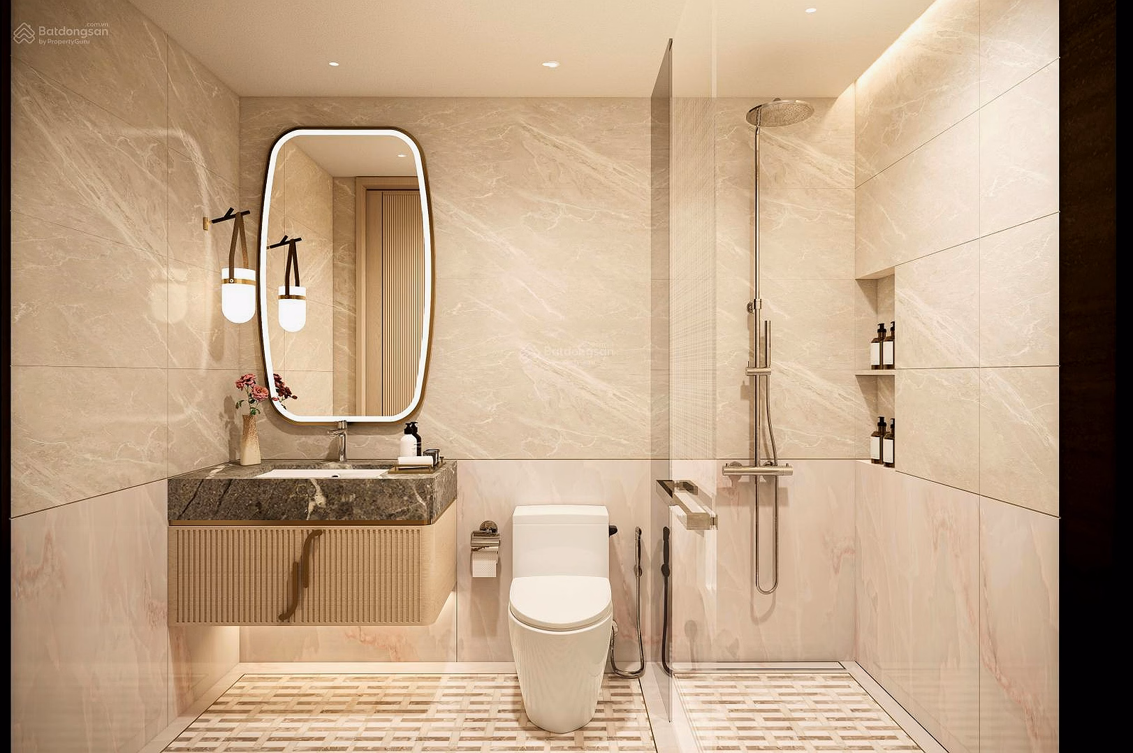 LUXURY APARTMENT RIGHT NEAR TIME CITY 2BR+, COOL DIRECTION, AIR PARK VIEW, acreage 70m2, PRICE 8.4 BILLION