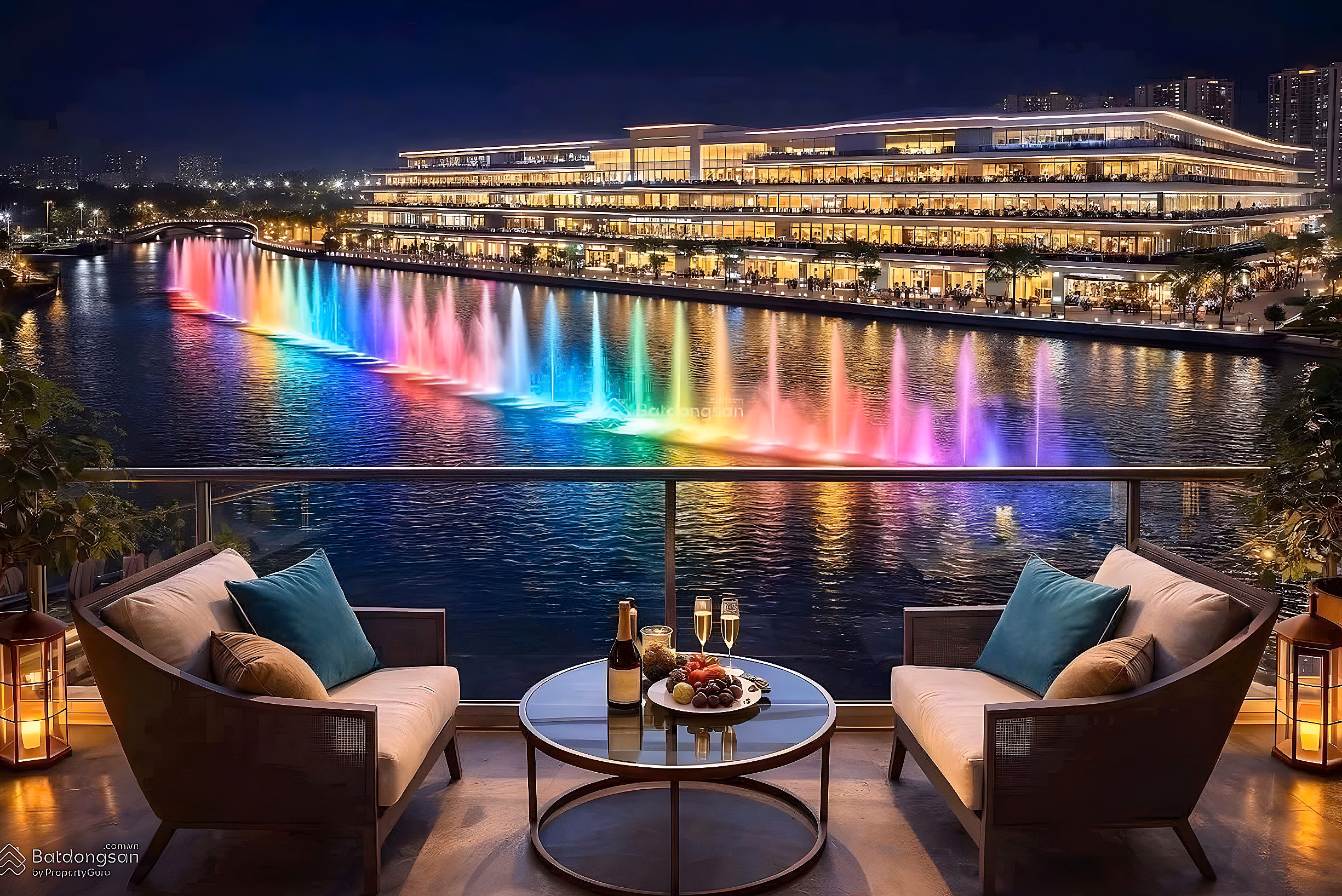 Masteri Cosmo Central 4-bedroom Corner Apartment for Sale, 25th Floor, Direct View of Water Music, 132m2, Good Price 18 billion