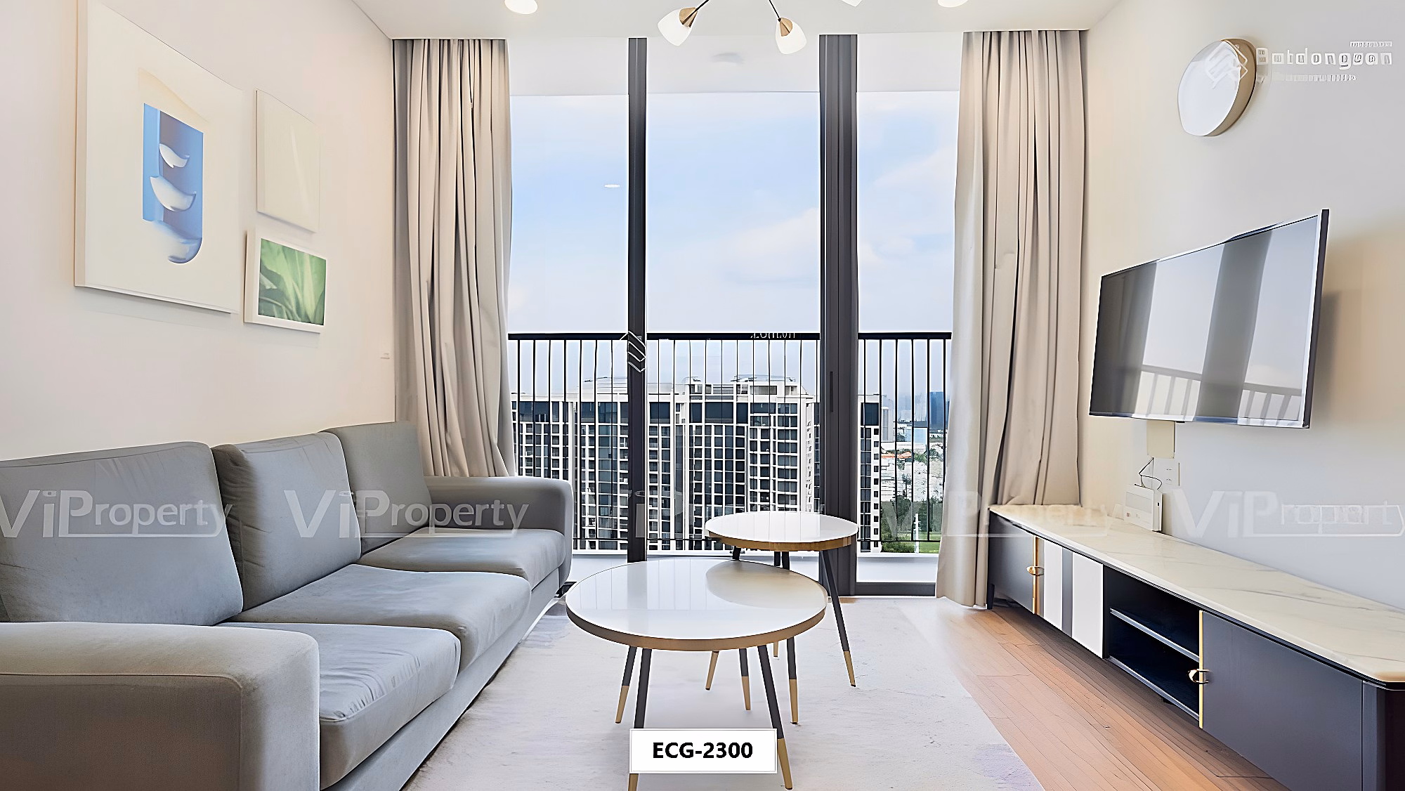 Eco Green Saigon Nguyen Van Linh apartment for sale with full high-end furniture
