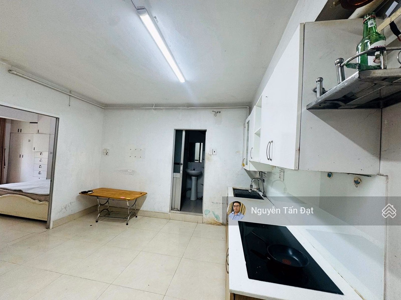 Phan Xich Long apartment, river view - 54m2 / 2 bedrooms 1 bathroom - renovated for rent 12 - 15 million/month - slightly 3 billion