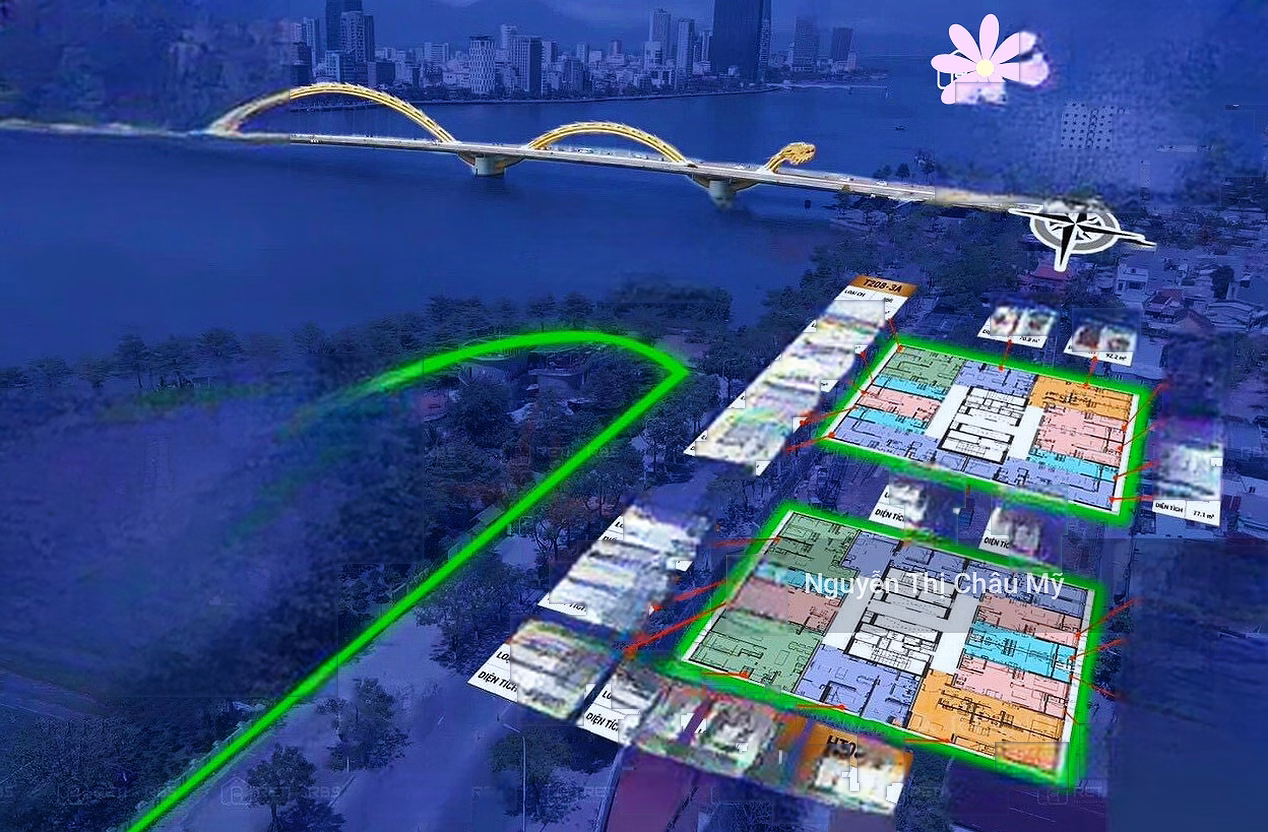 Studio on the 18th floor, 5m high ceiling, peninsula sea view facing East - Building T1 - Sun Ponte - Ms Chau My