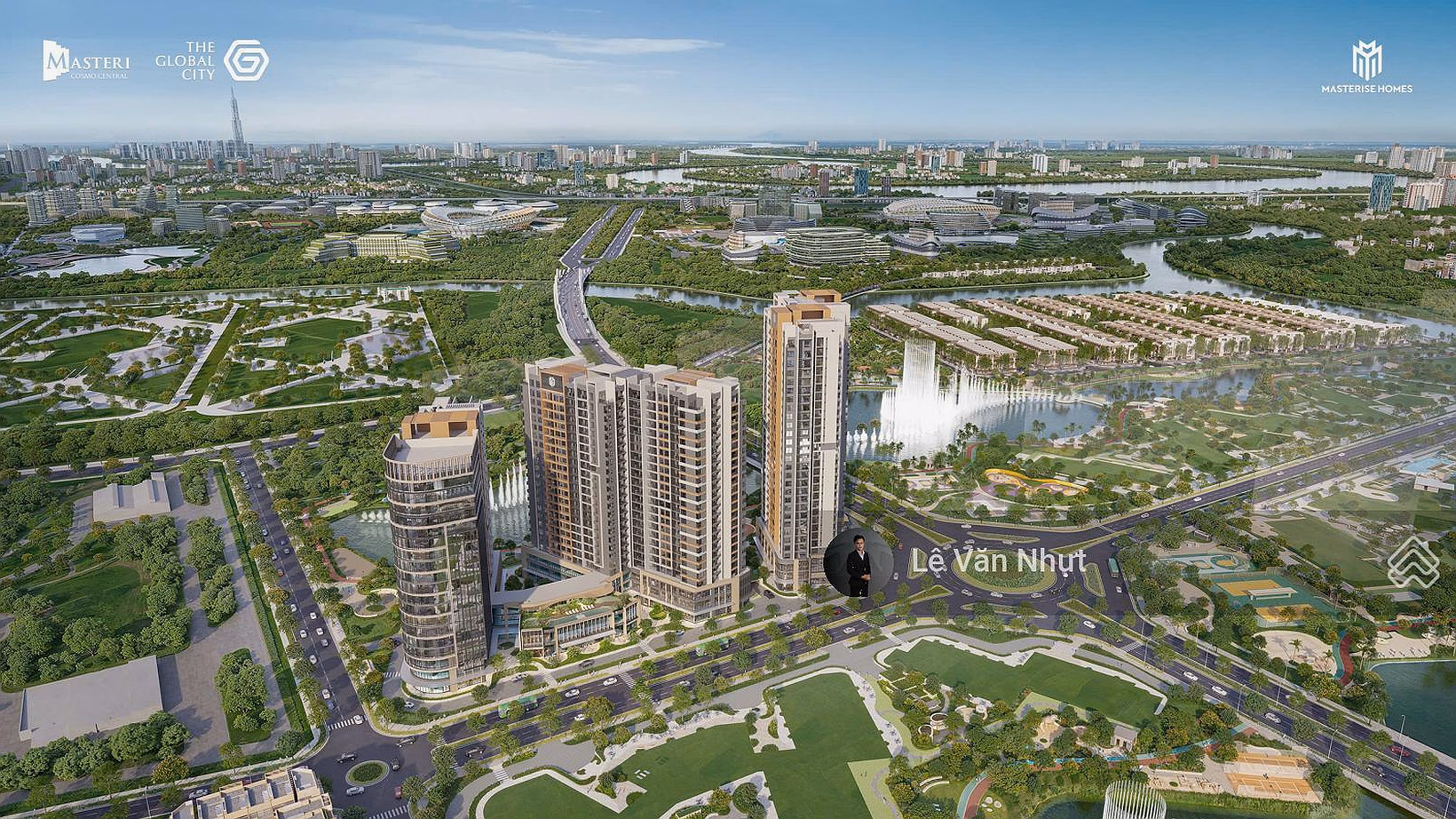 3-bedroom apartment in The Global City area - only 12.9 billion all in - at CT4 view Water music, Interest support for nearly 5 years