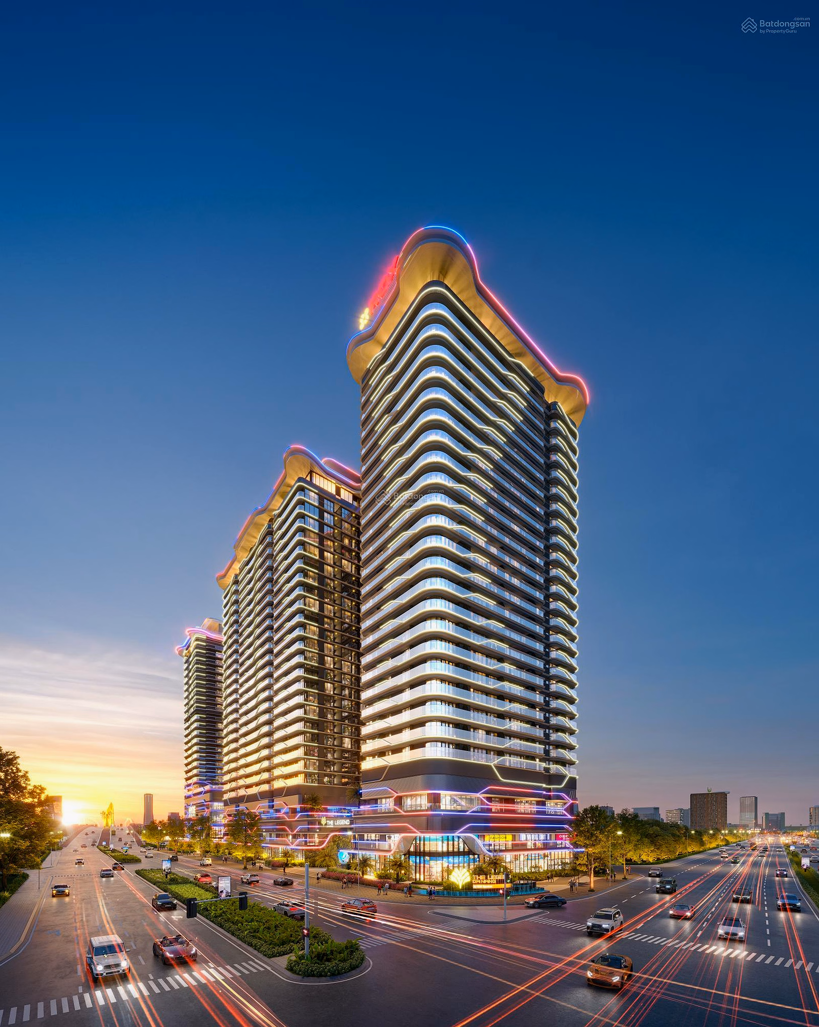 SRT Le Hung - The Legend City - luxury apartment in the center of Da Nang with 1 bedroom price only 5.09 billion