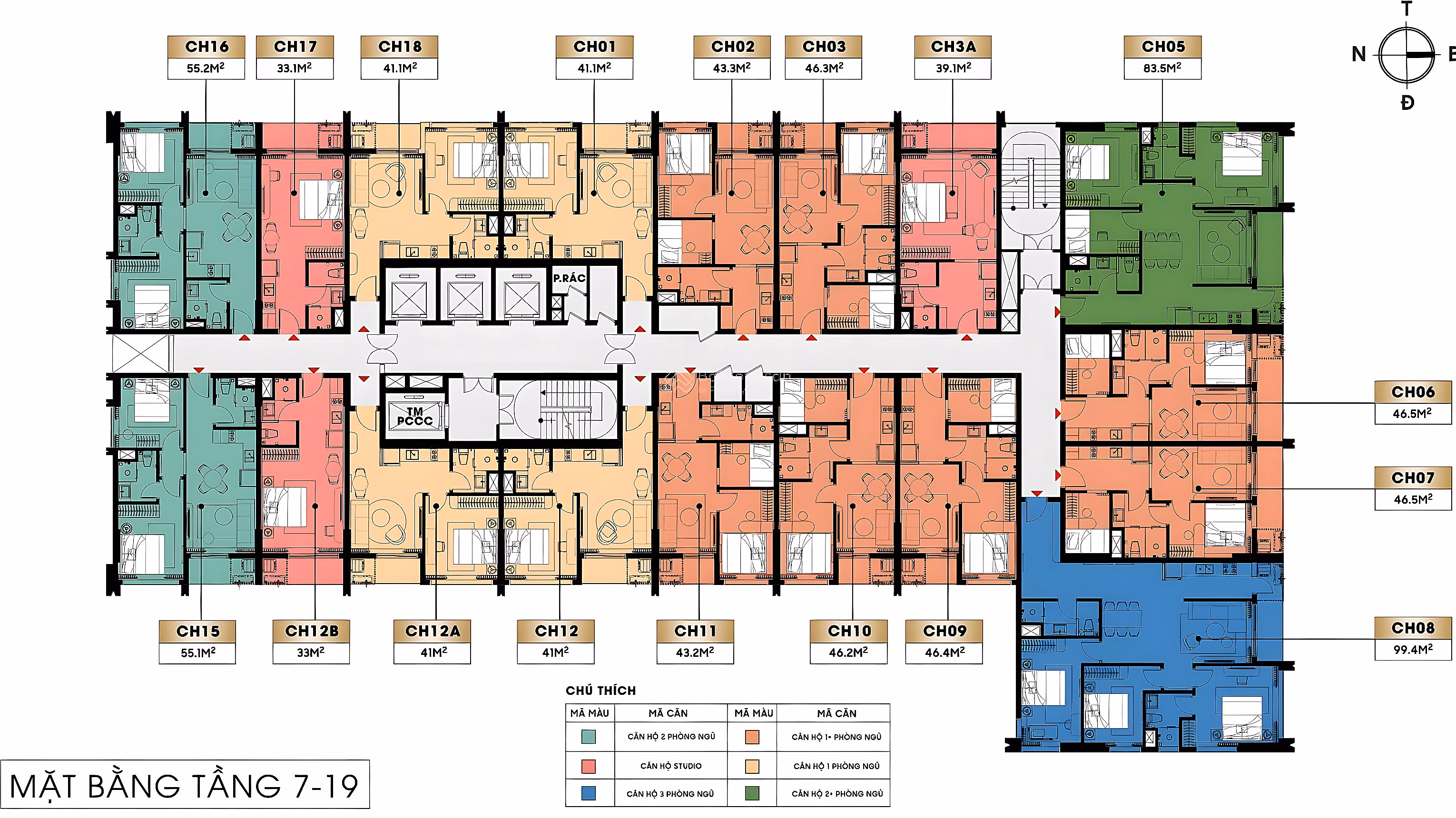 Dang Quang Srt - Exclusive apartment fund - High-end project facing the Han River - Original price no difference
