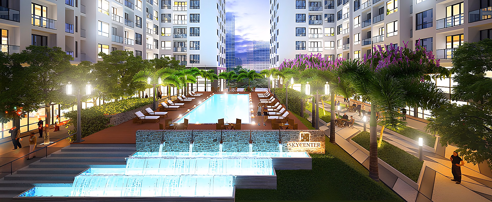 Sky Center apartment for rent urgently, 15 million, 80m², 2 bedrooms, 2 bathrooms, Tan Binh, HCM*** meet Hien