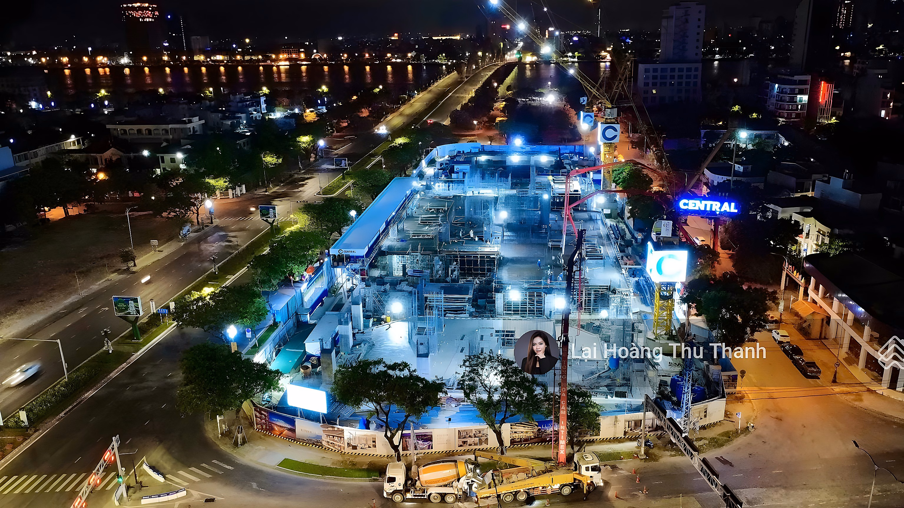 Thu Thanh - Diplomacy long-term apartment with view of Dragon Bridge, Han River, My Khe beach The Legend Da Nang
