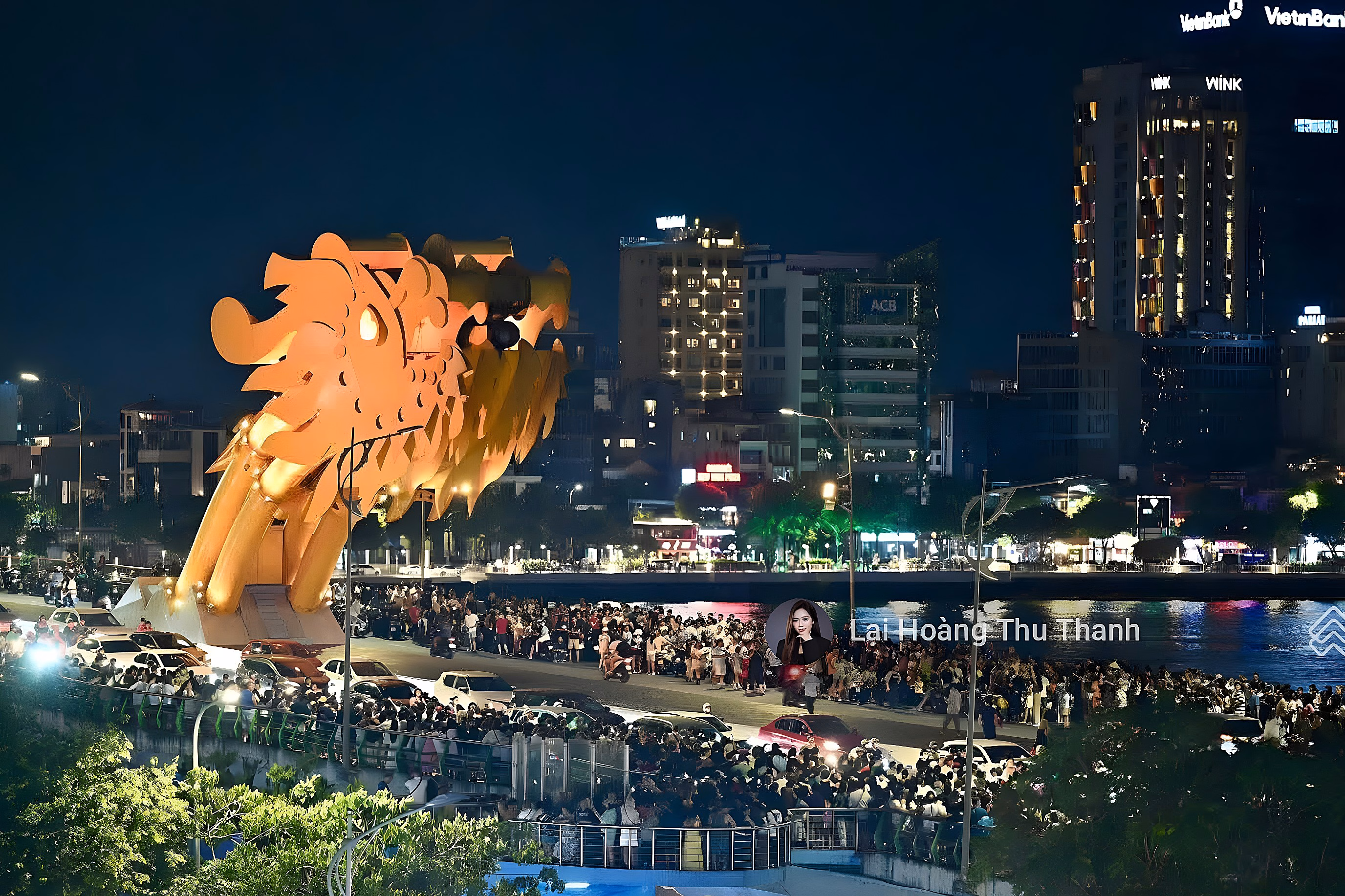 Thu Thanh - Diplomacy long-term apartment with view of Dragon Bridge, Han River, My Khe beach The Legend Da Nang