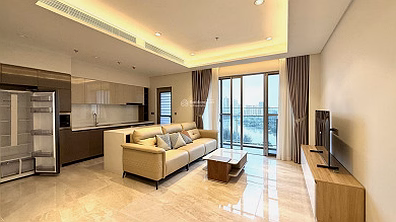 Luxury apartment for rent in Phu My Hung - Saigon South with swimming pool view, area 100m²