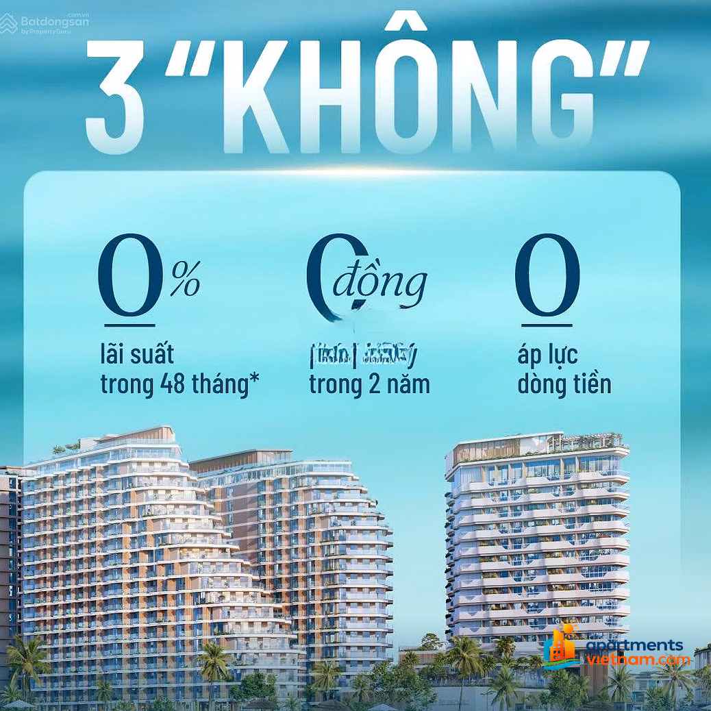 There is only one apartment left on the 18th floor with a full sea view. Price 2.3 billion (including VAT + KPBT + full furniture)