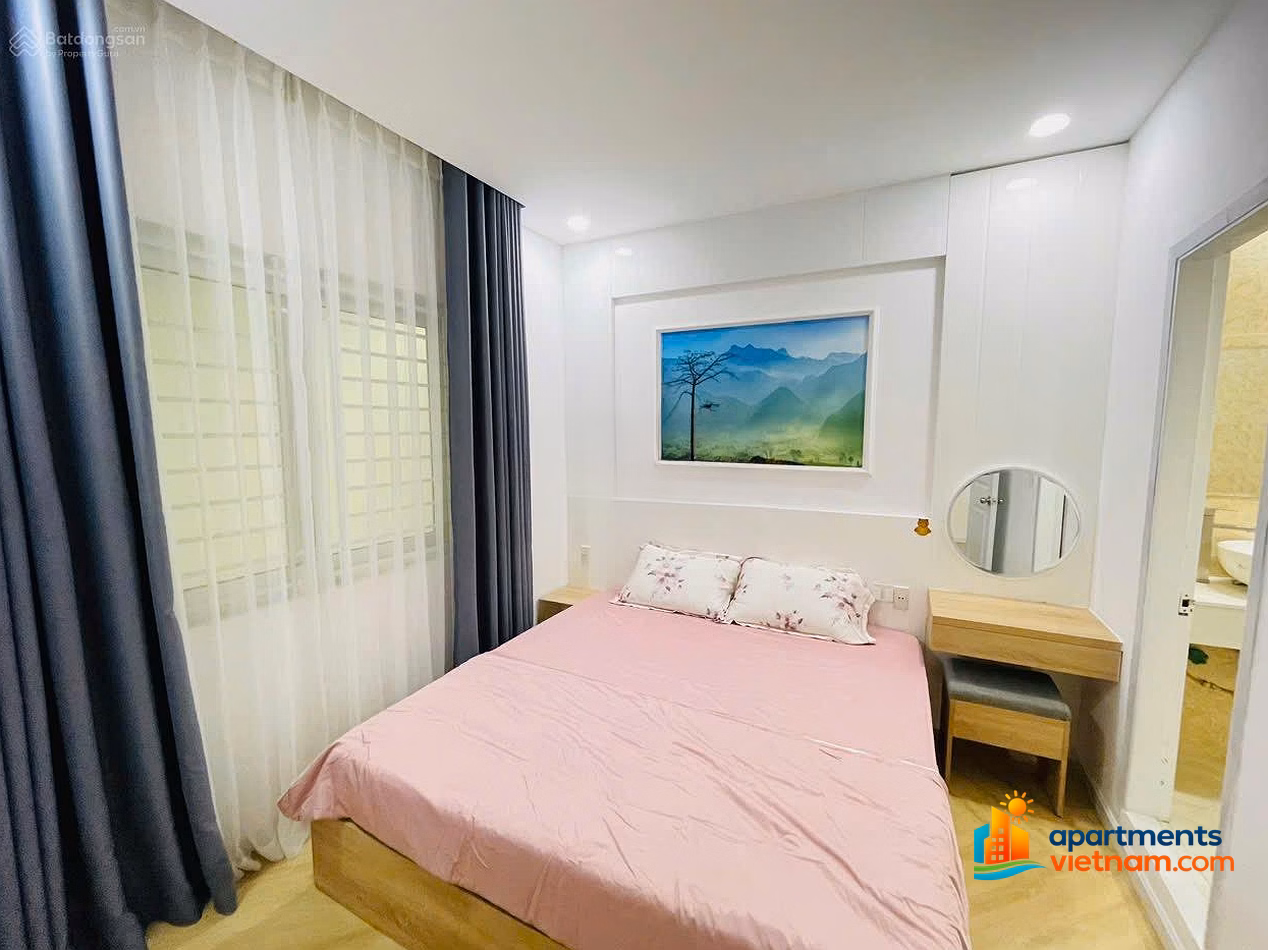 Muong Thanh apartment for rent, 04 Tran Phu, direct sea view, with glass-walled toilet