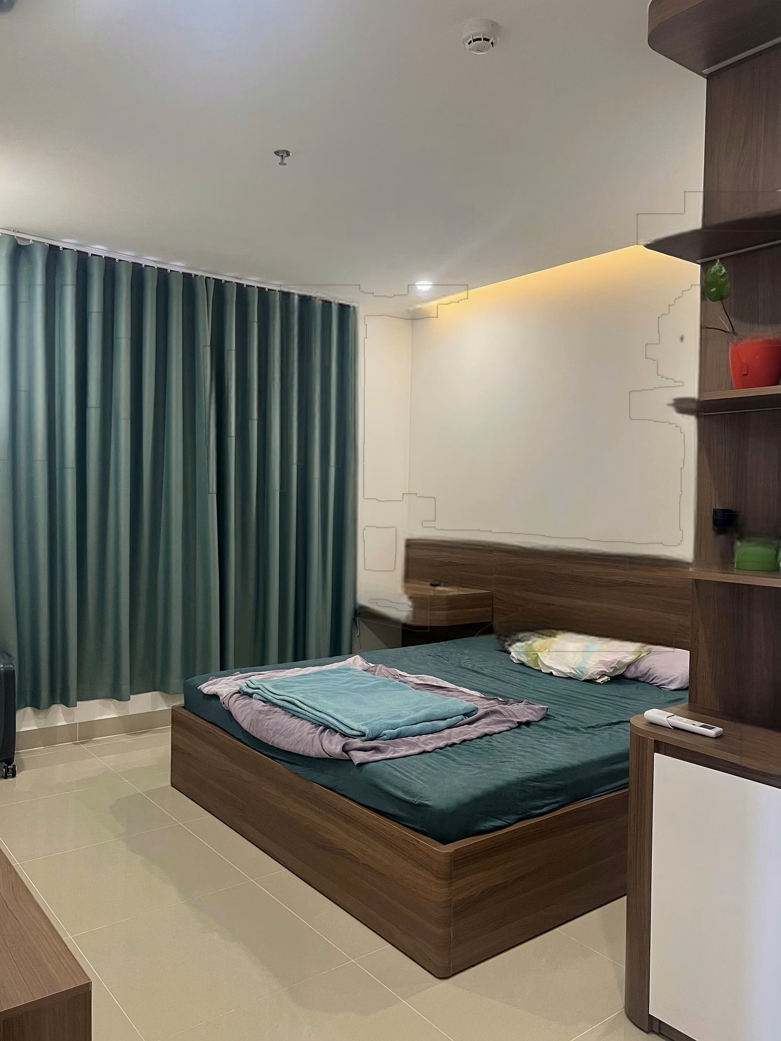 Corner apartment for rent at CT2 VCN Phuoc Long, beautiful open space, river view & sea view