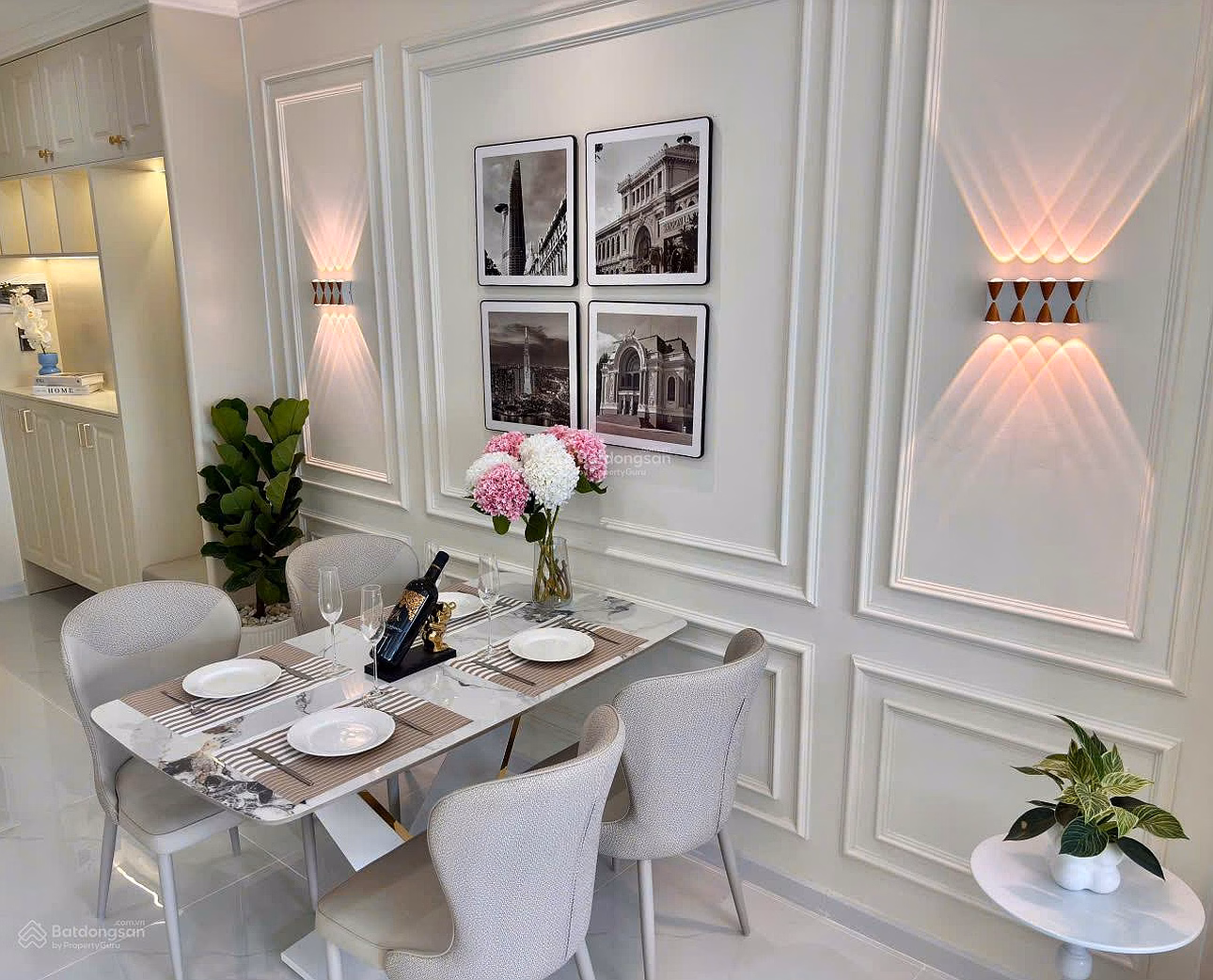 Apartment 3210 high floor - 75.24m2 apartment, easy to rent, Neoclassical style, cream tones