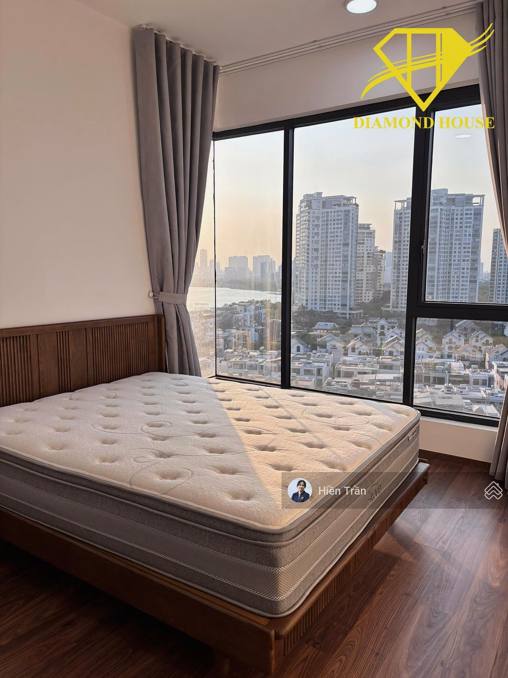 2-bedroom corner apartment with district 1 view - super good price 8.8 billion (all inclusive), fully furnished, call for consultation immediately 0334 237 ***
