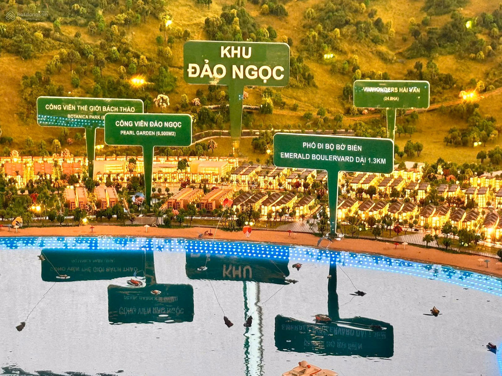 Directly fund a villa, adjacent to Da Nang beach, Vinhome Hai Van Bay project, 11% stock, long-term ownership
