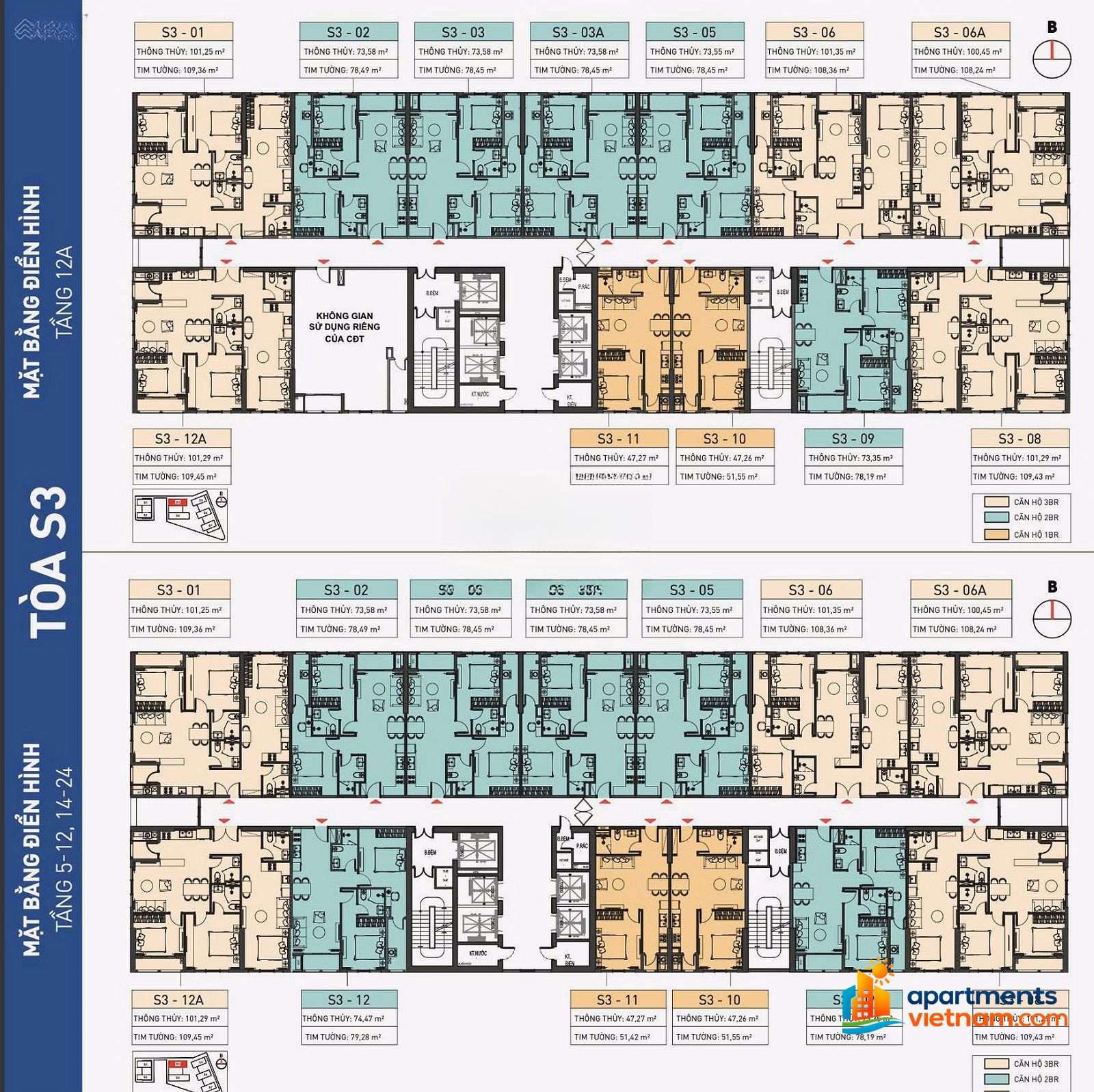 Capital Square-Han River Apartment, Da Nang center, price from only 69.9 million/m2, ls 0% 24t, long-term ownership