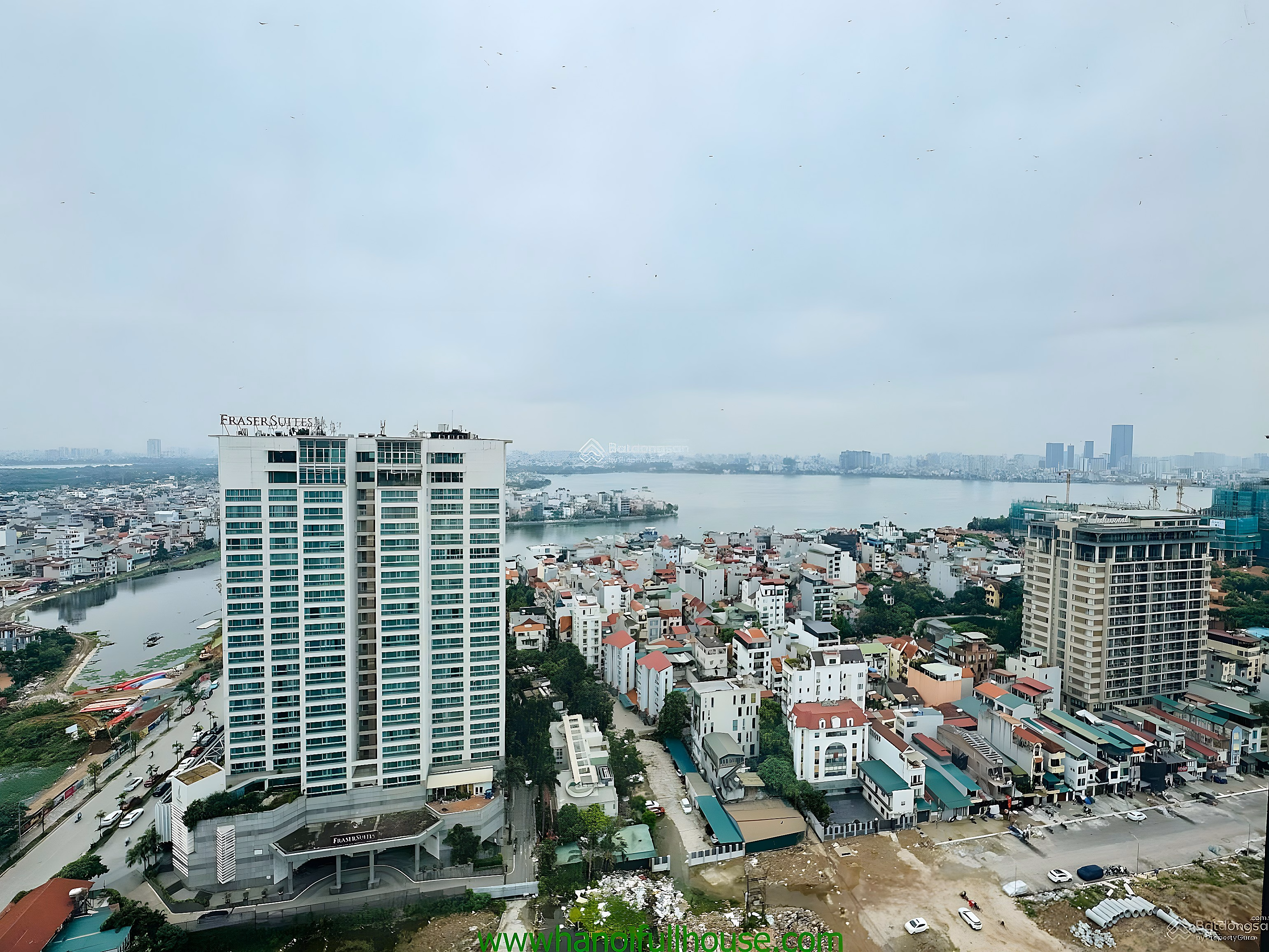 Apartment 310m2, 3 bedrooms, West Lake view, fully furnished in D'Le Roi Soleil Xuan Dieu building for VIP rent