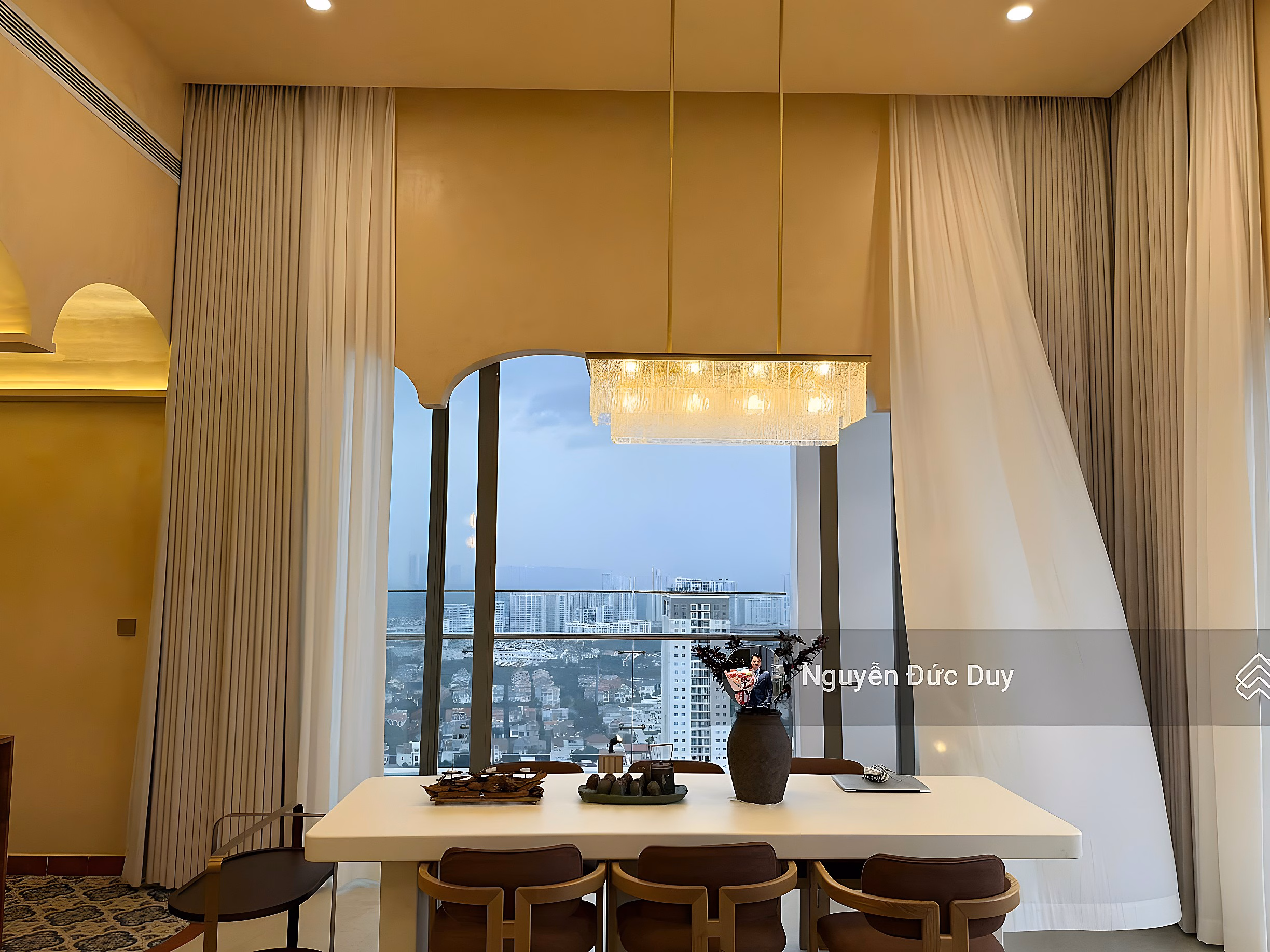 Unique Mediterranean Penthouse 217m2 4 bedrooms super VIP. Direct river view of new house 100%