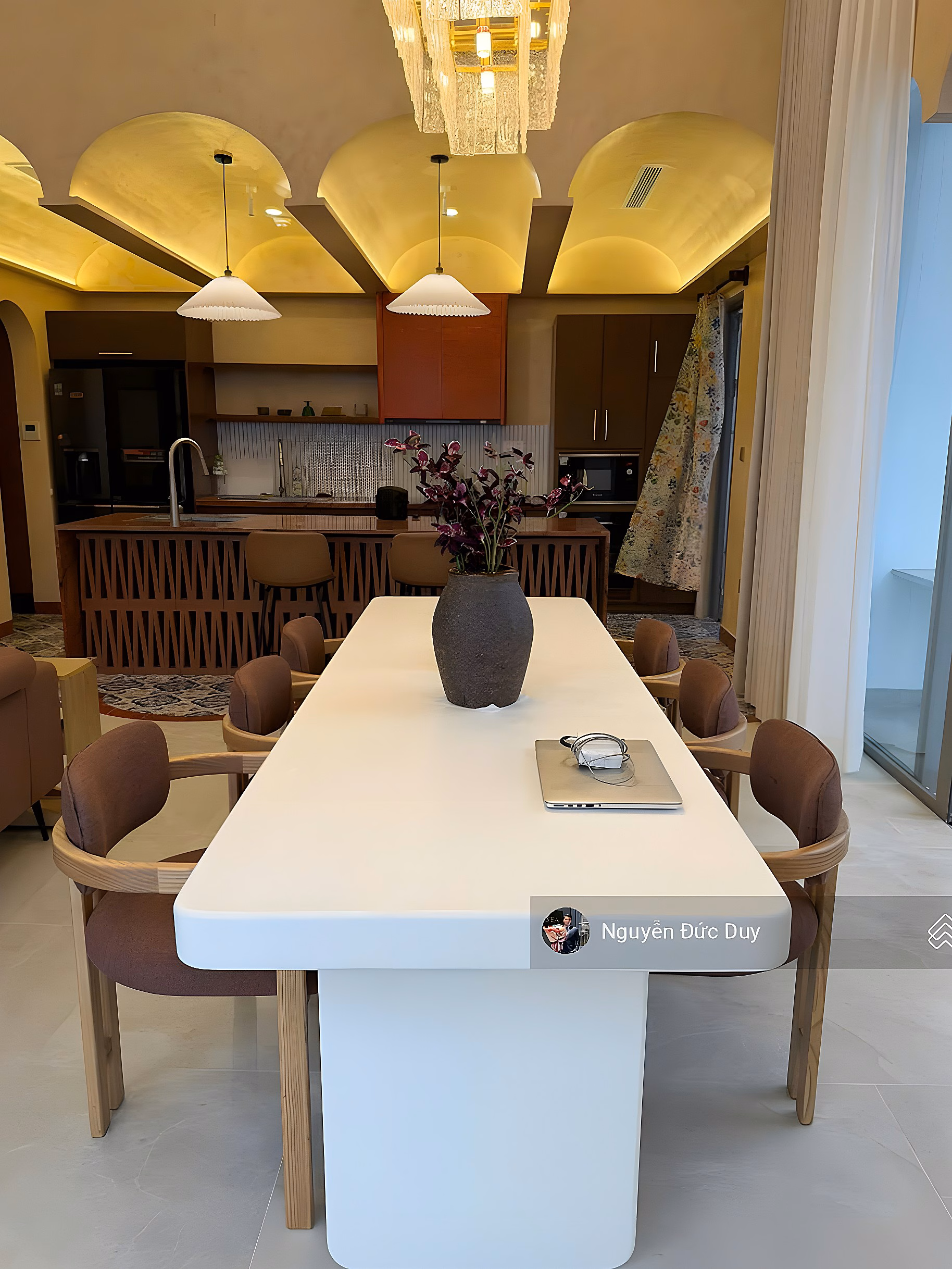 Unique Mediterranean Penthouse 217m2 4 bedrooms super VIP. Direct river view of new house 100%