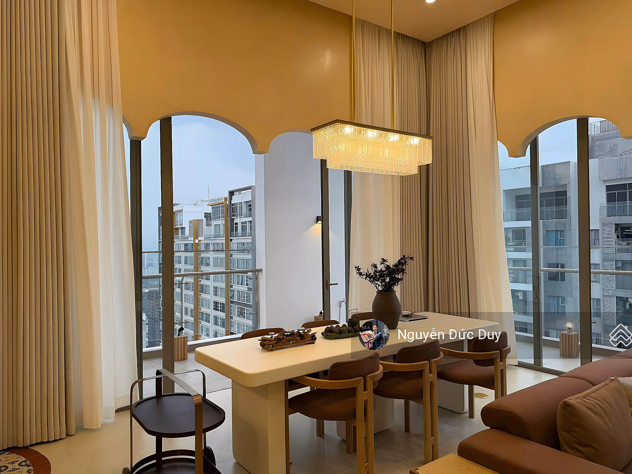 Unique Mediterranean Penthouse 217m2 4 bedrooms super VIP. Direct river view of new house 100%