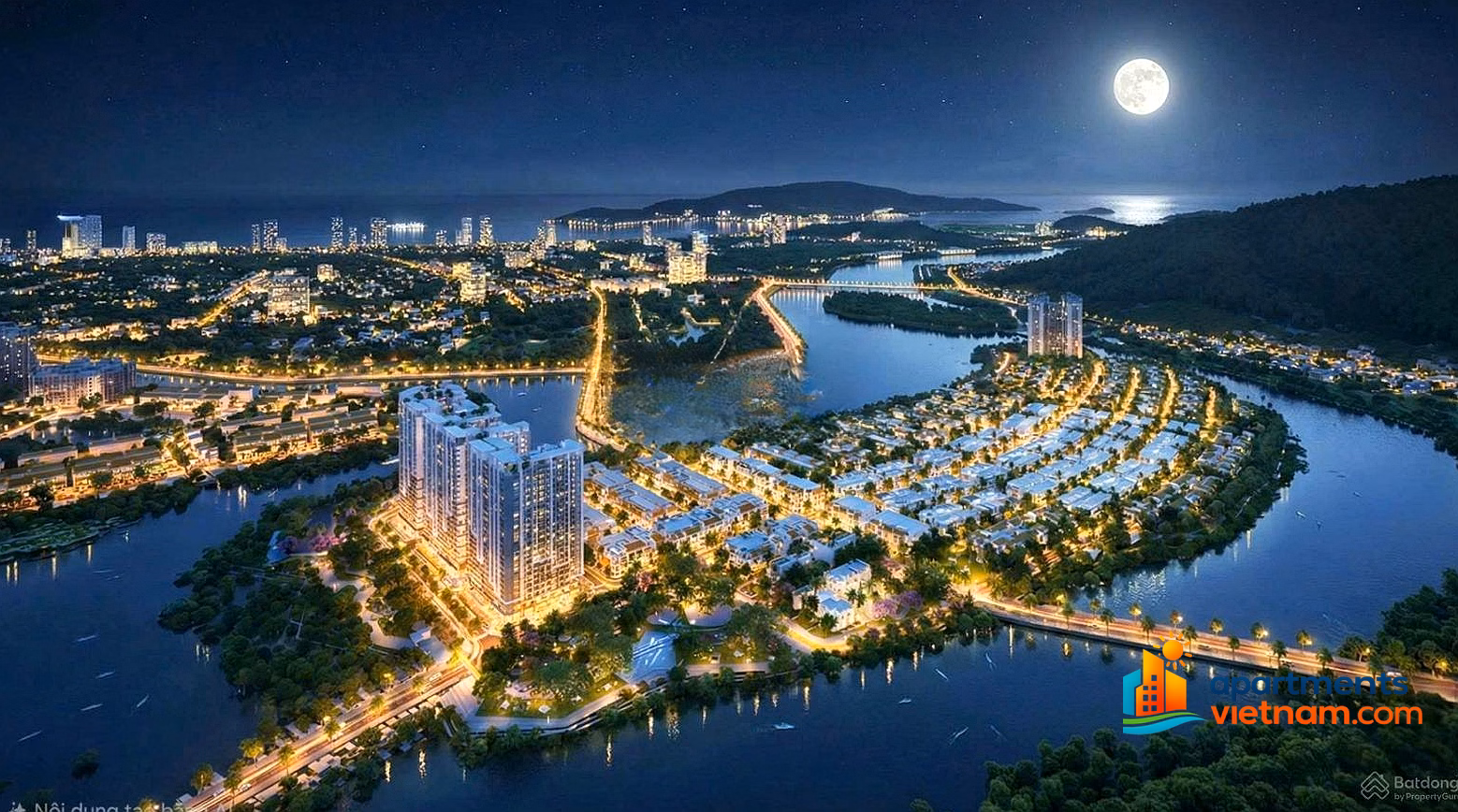 Selling a 3-bedroom apartment at a good price on Charmora City Nha Trang. River view, city view, sea view and Vinpearl Land